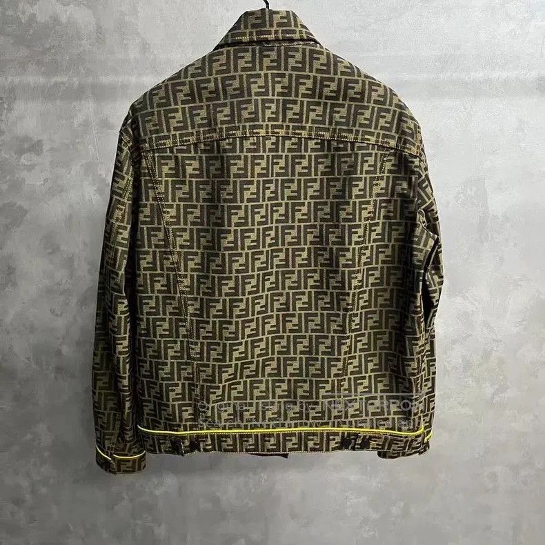 Fendi Fendi Brown Logo Denim Jacket. Size US L / EU 52-54 / 3 - 2 Thumbnail