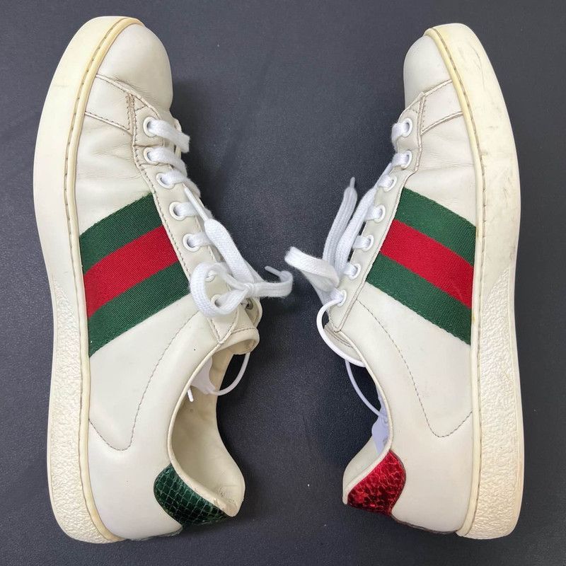 Gucci Gucci Ace Leather Fashion Sneakers for Men -2508 Size US 8.5 / EU 41-42 - 6 Thumbnail