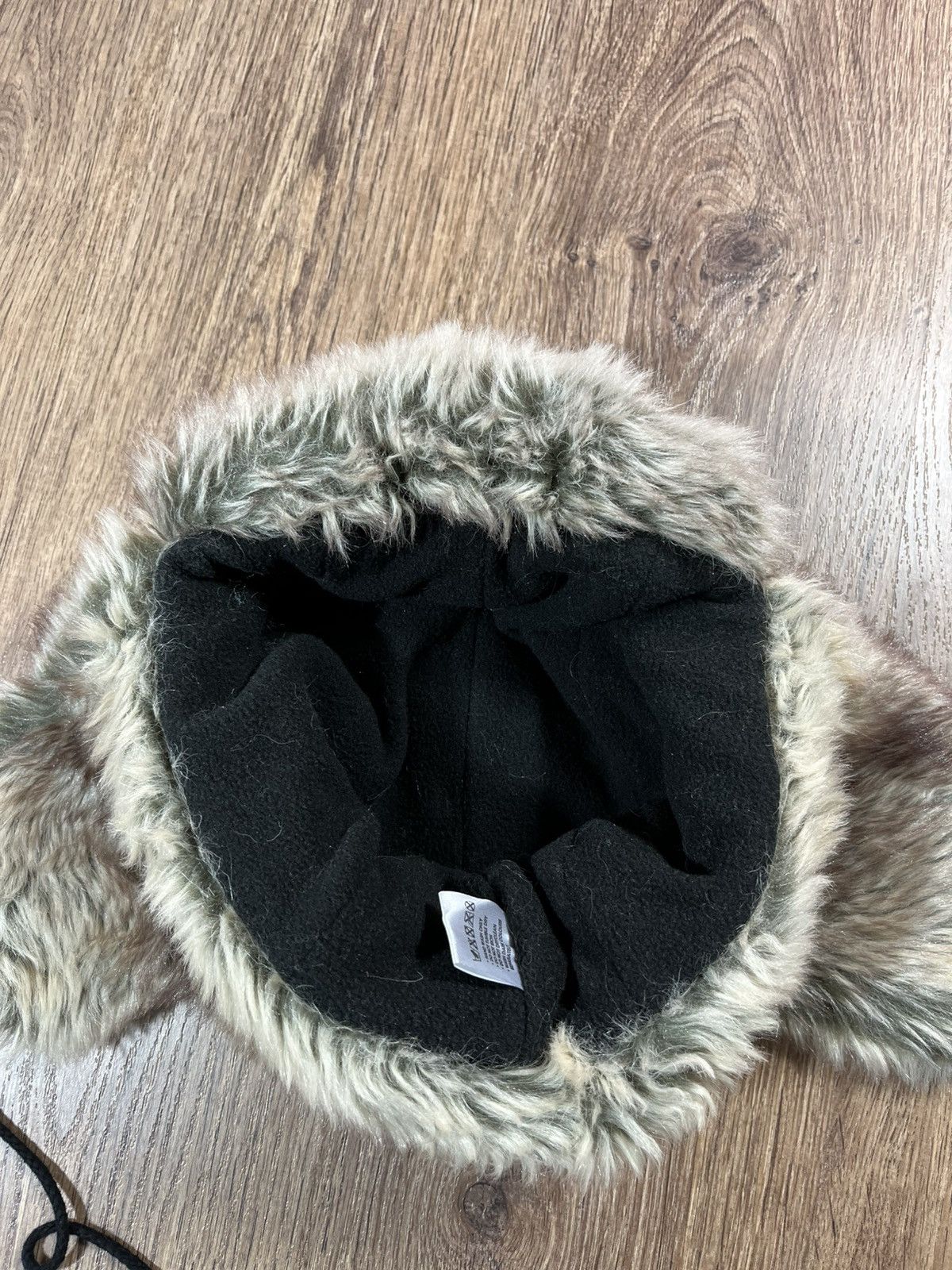 Japanese Brand Vintage Crazy Y2k Fuzzy Fur Ushanka Hat Size ONE SIZE - 7 Thumbnail