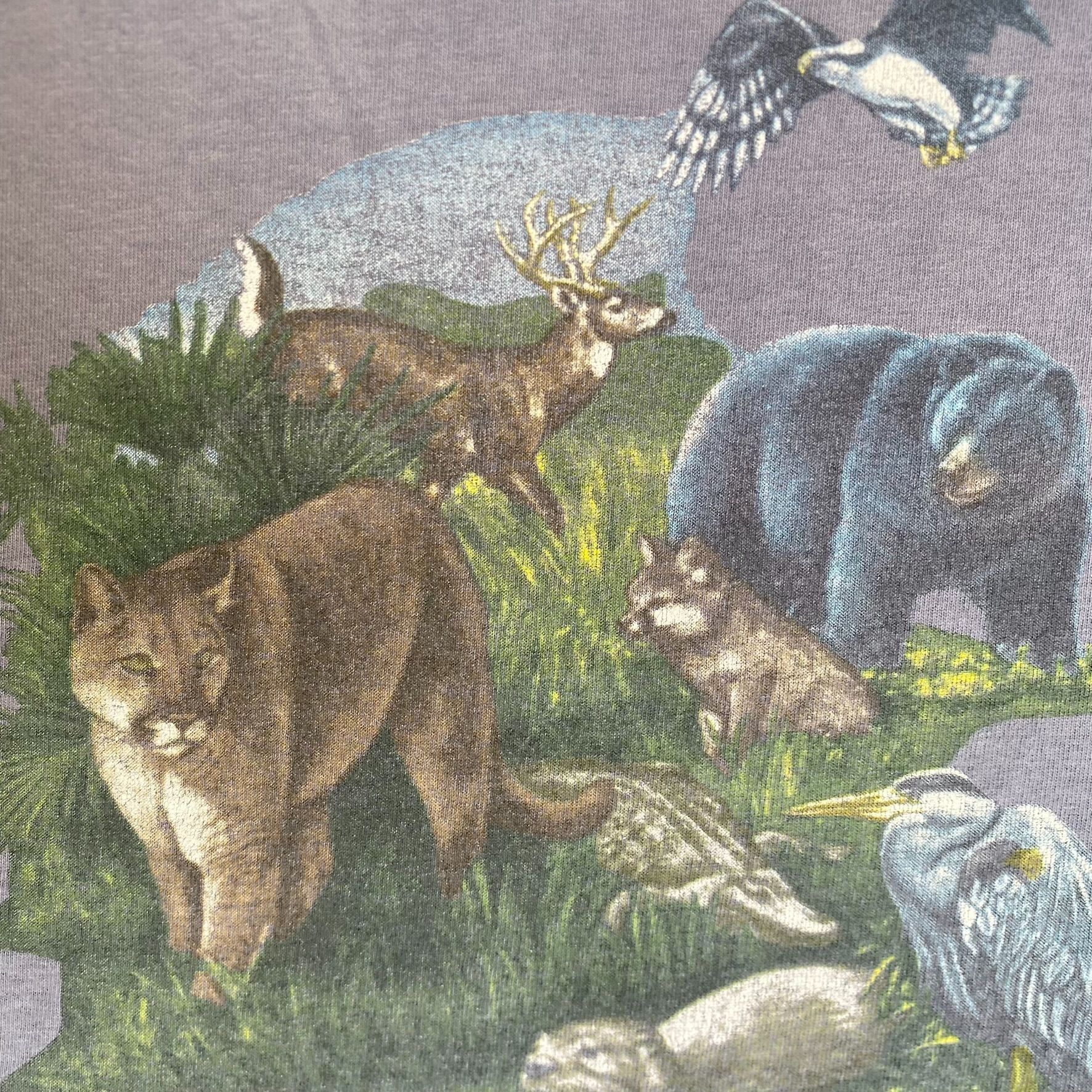 Gildan Vintage Y2K Florida Nature Shirt Animal State Park Tee Size US XL / EU 56 / 4 - 4 Thumbnail