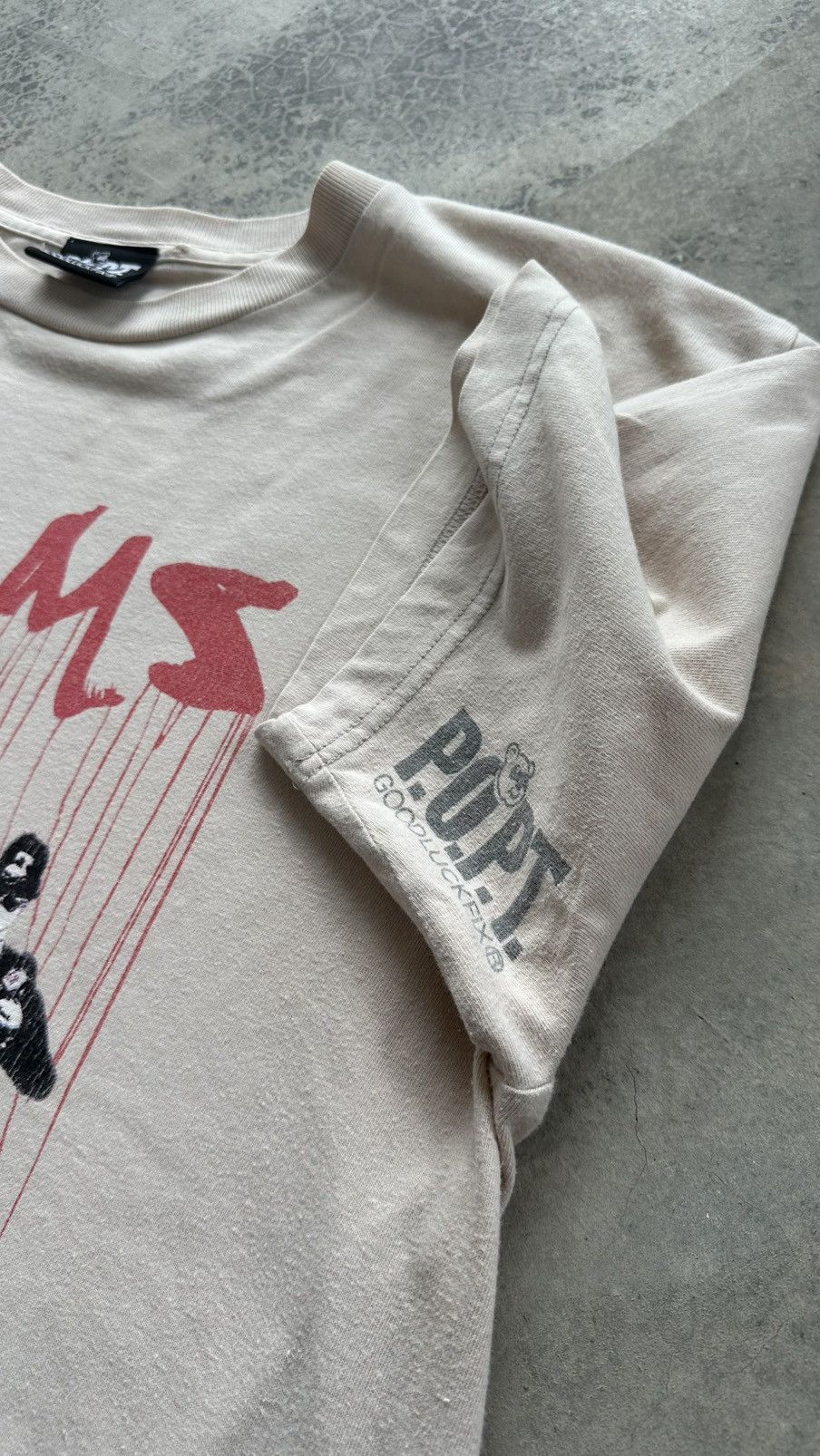 Beams Plus × Vintage BEAMS P.O.P.T GOODLUCK FIX PUNK STYLE BAND TEE Size US M / EU 48-50 / 2 - 4 Thumbnail