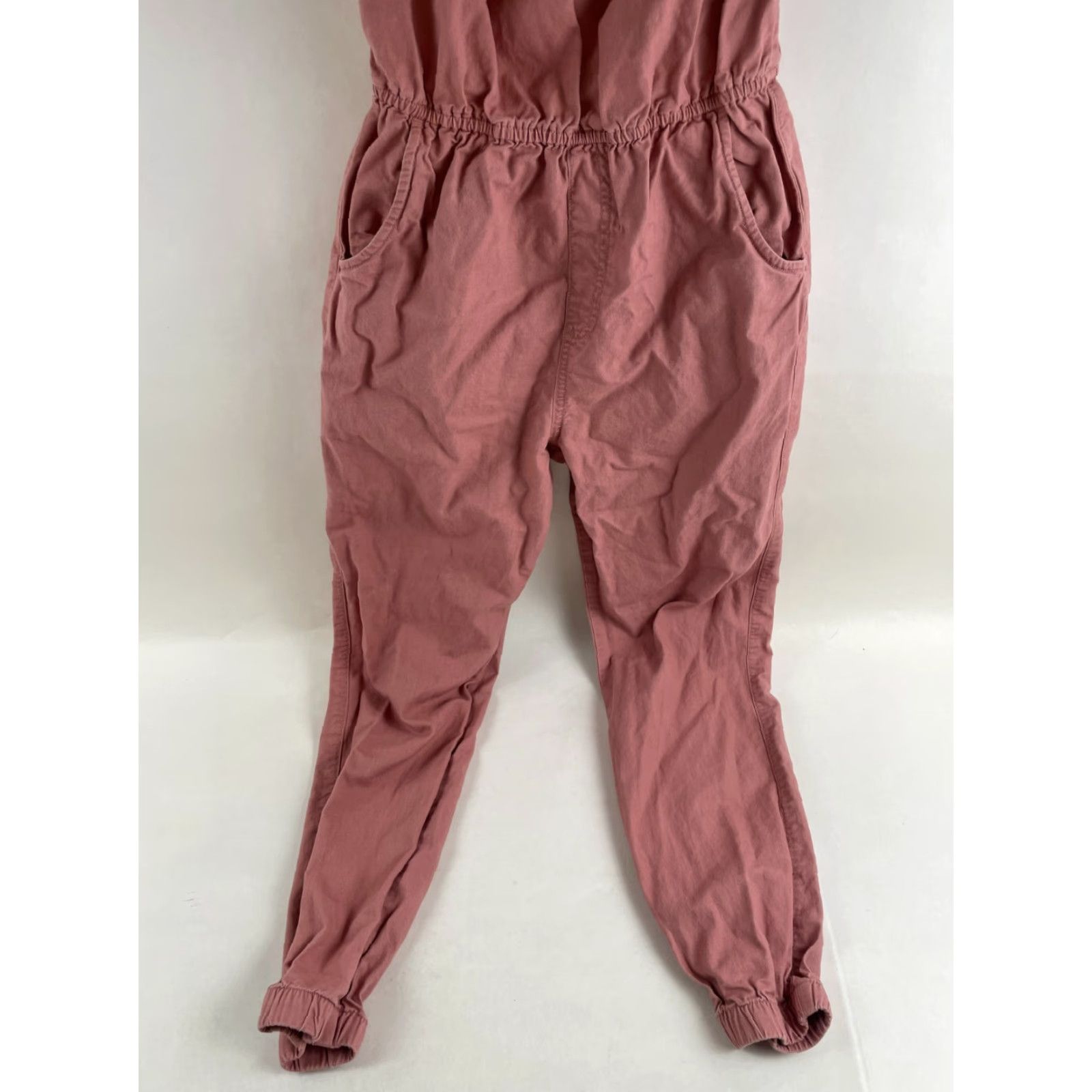 Abercrombie & Fitch Abercrombie & Fitch Jumpsuit Women Size 13/14 Pink Sleeveless One-Piece Casual Modern Size 34" / US 12 / IT 48 - 4 Thumbnail