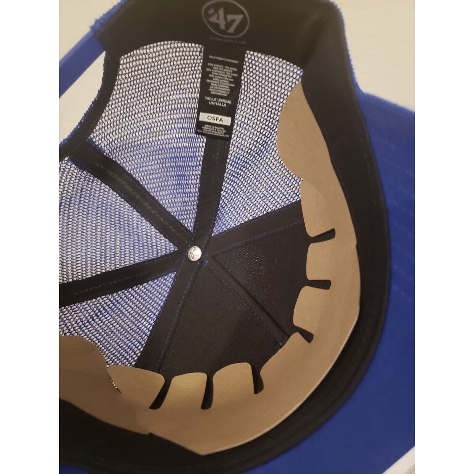 47 Dallas Mavericks Hat '47 Trucker Snap Back Blue '47 Brand Size ONE SIZE - 6 Thumbnail