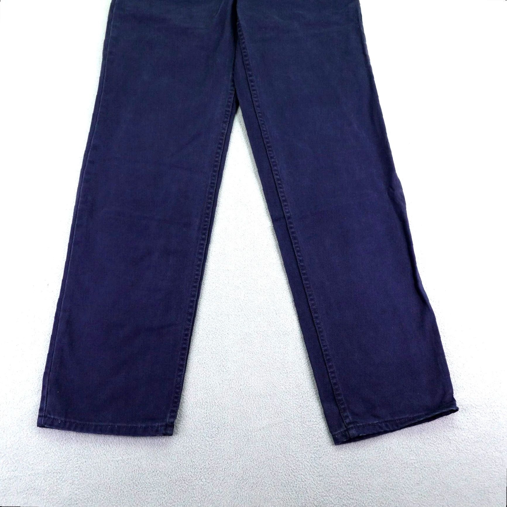 Levi's VINTAGE Levi's Jeans Men 550 Straight Relaxed Fit 30x32 Blue Denim Deadstock Y2K Men Size US 29 - 6 Thumbnail