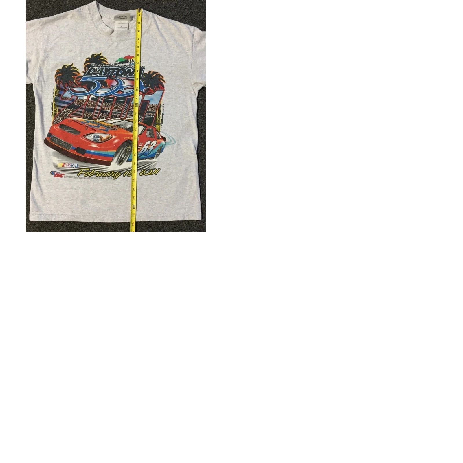 NASCAR VINTAGE NASCAR Daytona 500 Faded AOP Shirt S Driving Racing Car Biker Grunge 90s Y2K Size US S / EU 44-46 / 1 - 10 Thumbnail