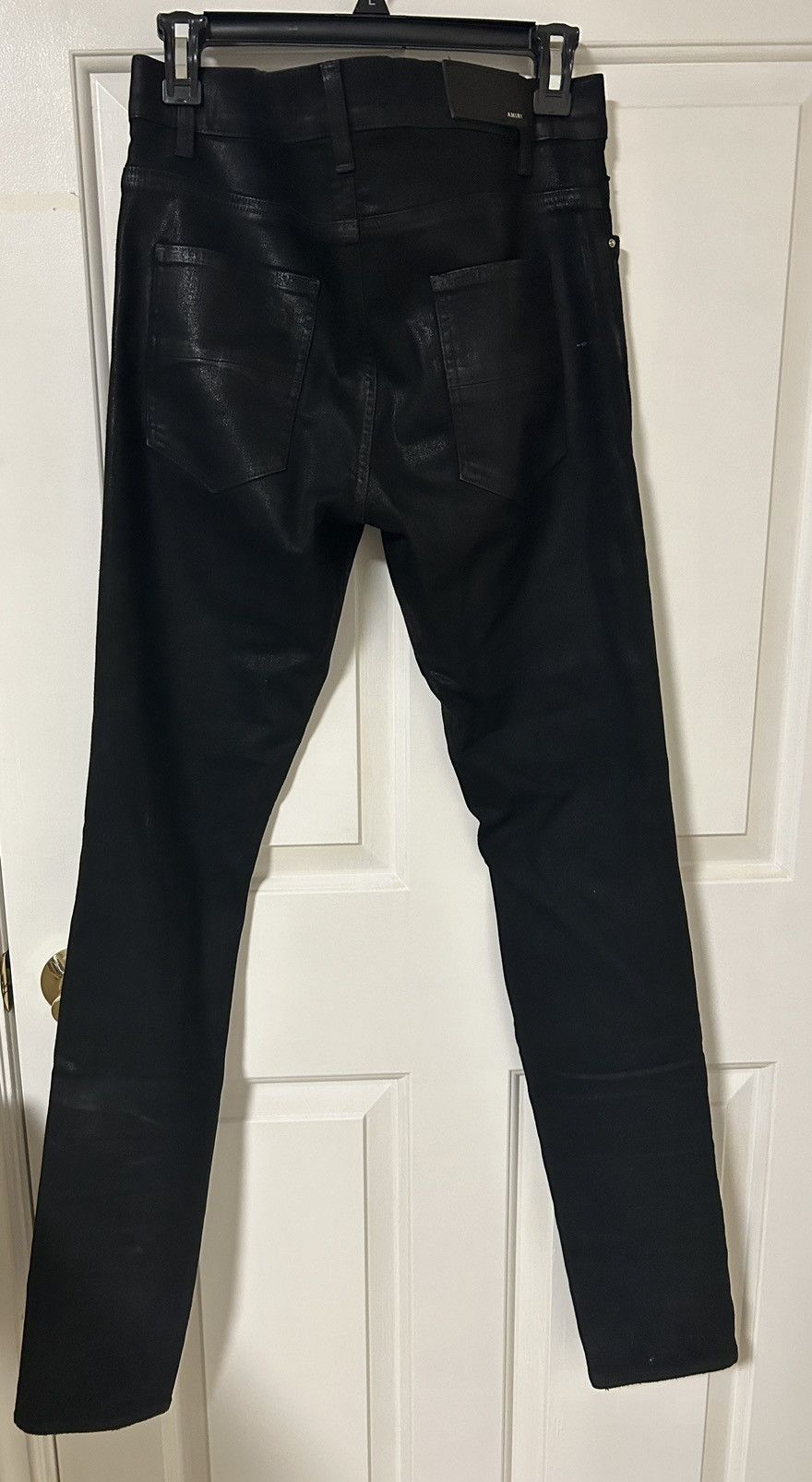 Amiri Black Waxed Thrasher Denim Size US 32 / EU 48 - 2 Thumbnail