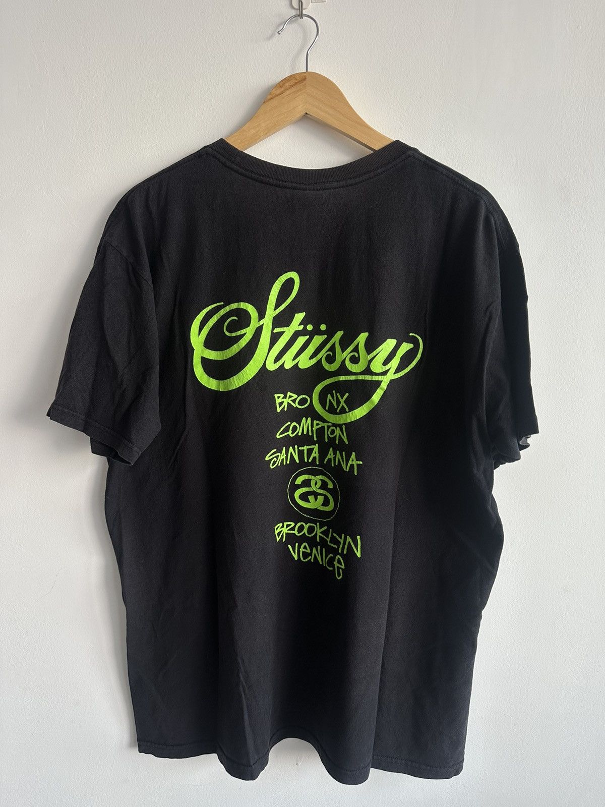 Stussy Stussy Worldwide Tour Streetwear RARE Tshirt Size US L / EU 52-54 / 3 - 2 Thumbnail