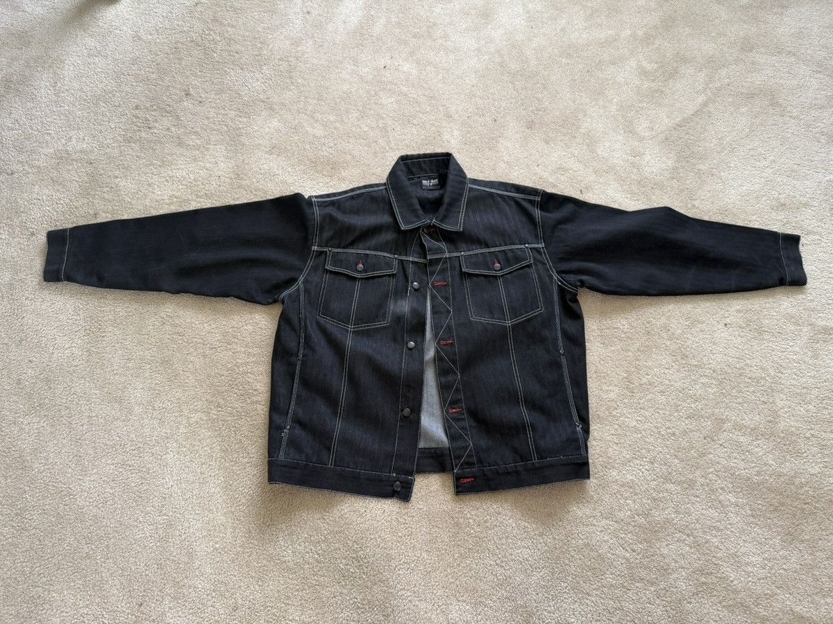 Japanese Brand Vintage Delf Jeans black denim jean jacket Size US XL / EU 56 / 4 - 1 Thumbnail