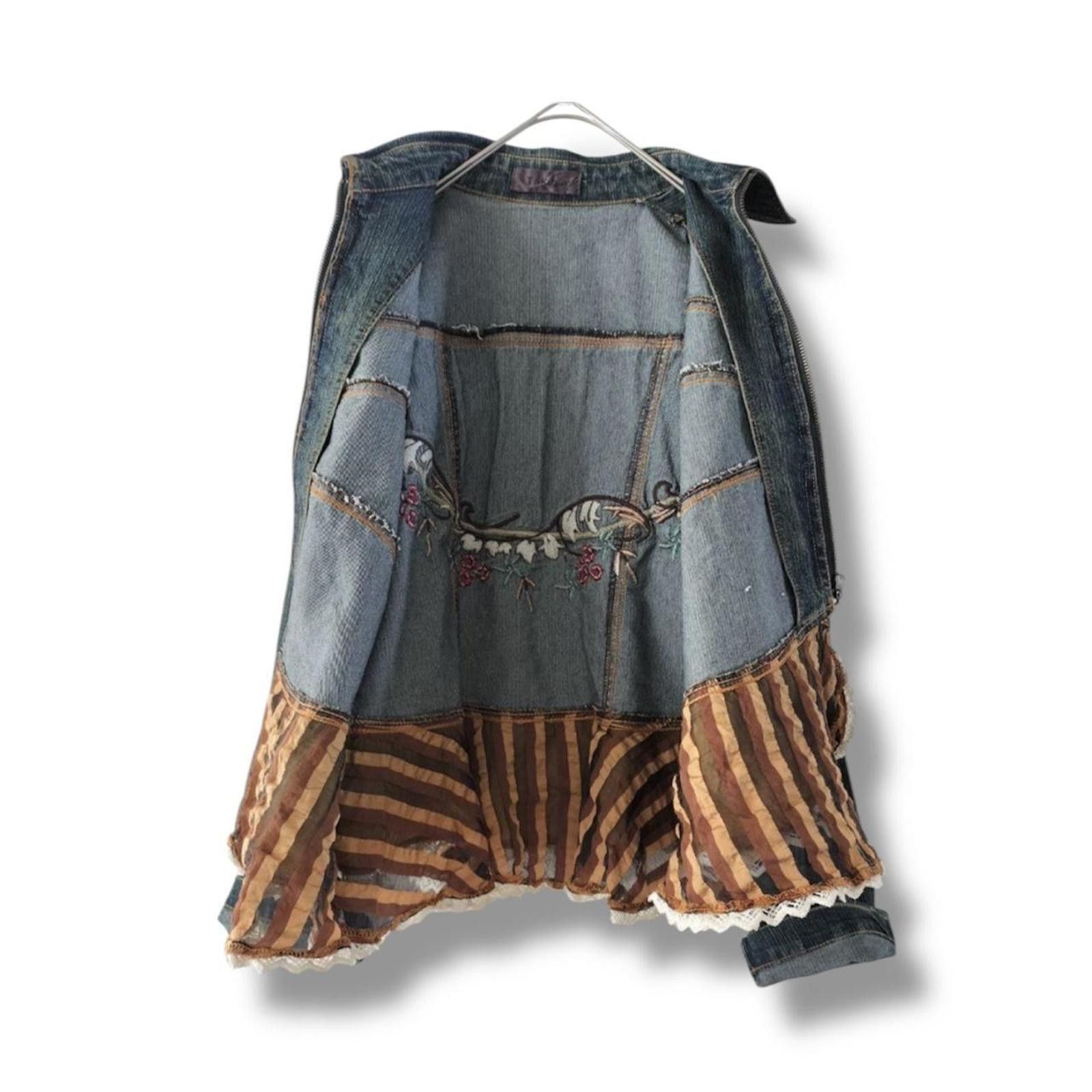 Other Vintage 2000s fairy grunge boho denim jacket Size XS / US 0-2 / IT 36-38 - 3 Thumbnail