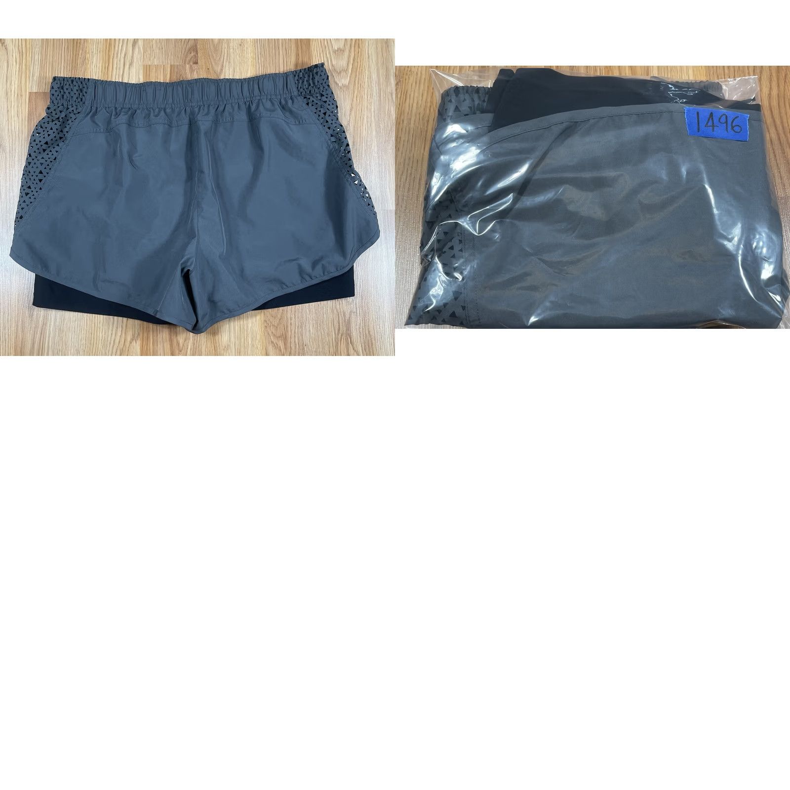 Vintage Xersion Shorts Womens Extra Latge Athletic Running Cross Training Stretch Gray Size 40" / US 18 - 9 Thumbnail