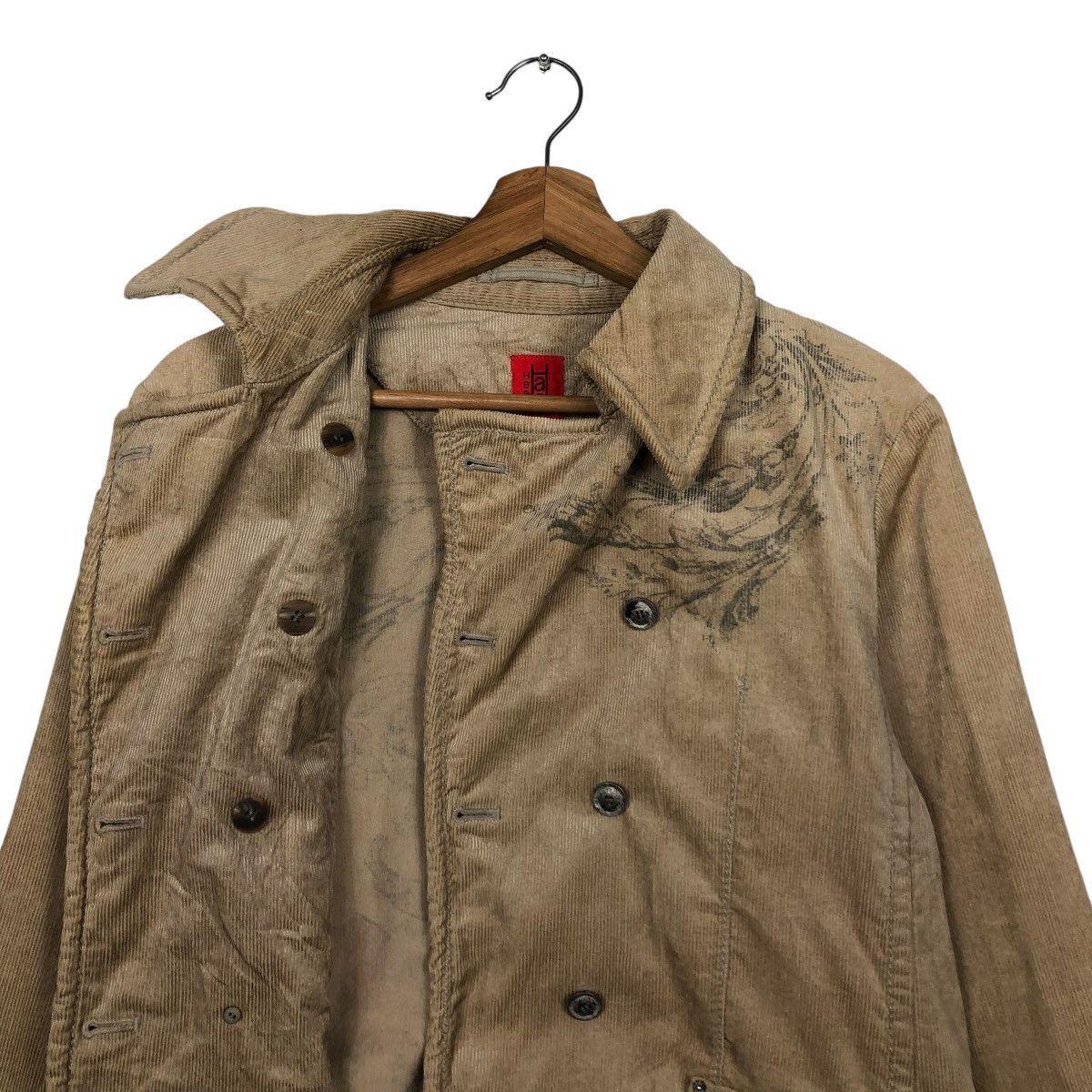 Issey Miyake 🔥VINTAGE CHORE JACKET CORDUROY HEART HAAT ISSEY MIYAKE Size US M / EU 48-50 / 2 - 10 Thumbnail
