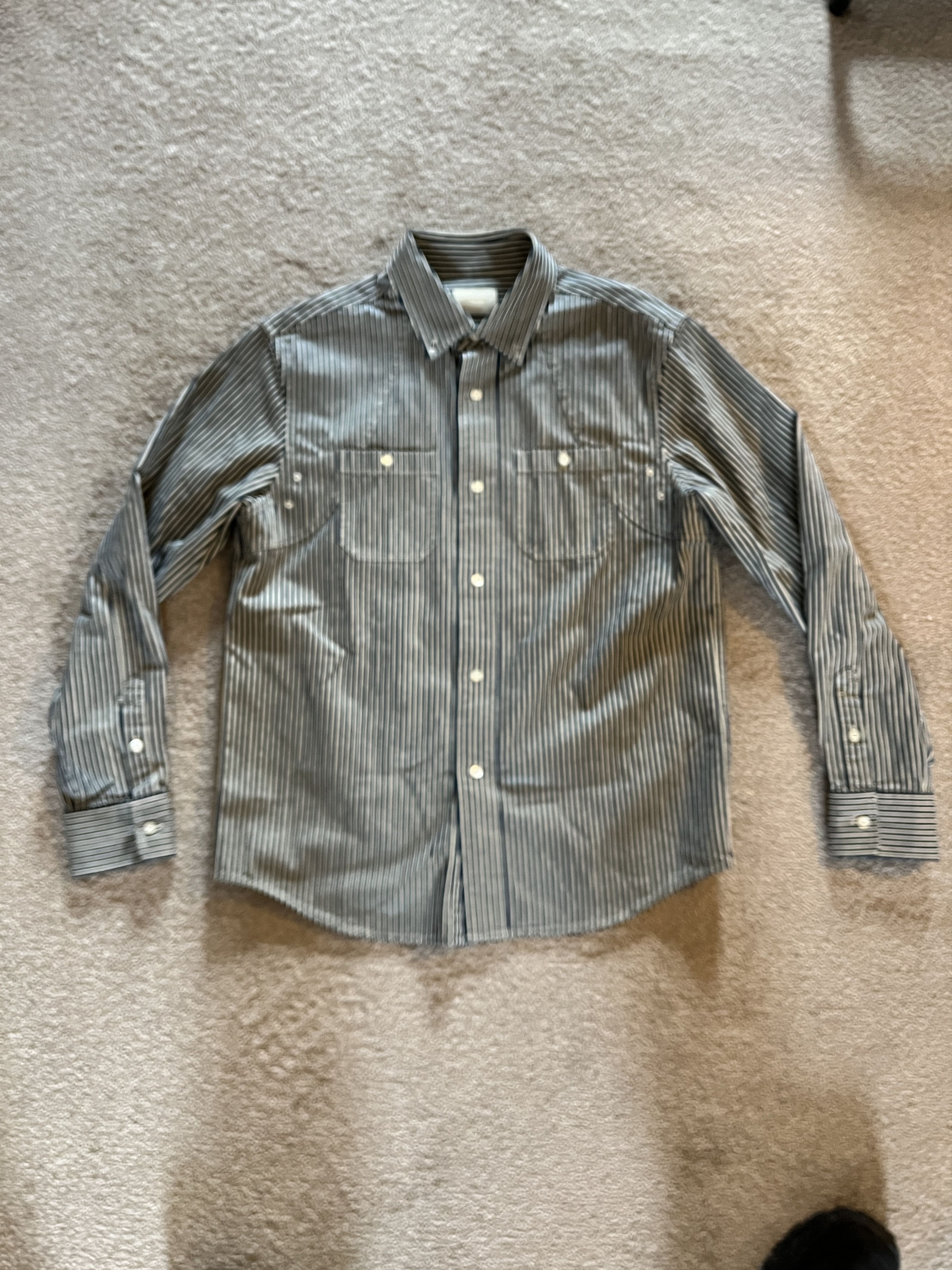 Aime Leon Dore RARE SS21 Workman Shirt - Hickory Stripe Size US S / EU 44-46 / 1 - 5 Thumbnail