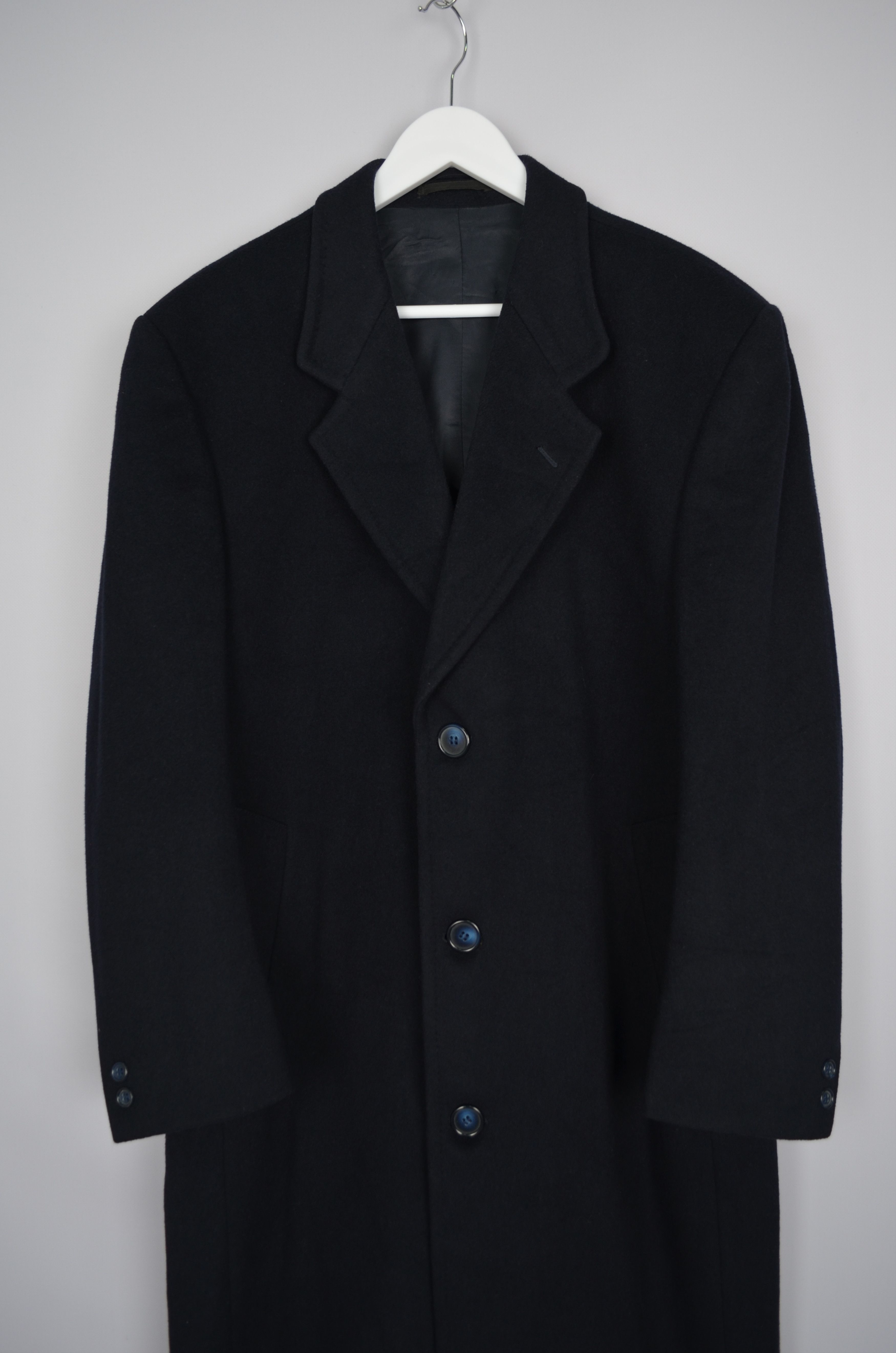 Vintage × Yves Saint Laurent Yves Saint Laurent Diffusion Hommes Cashmere Coat Jacket Size US L / EU 52-54 / 3 - 14 Thumbnail