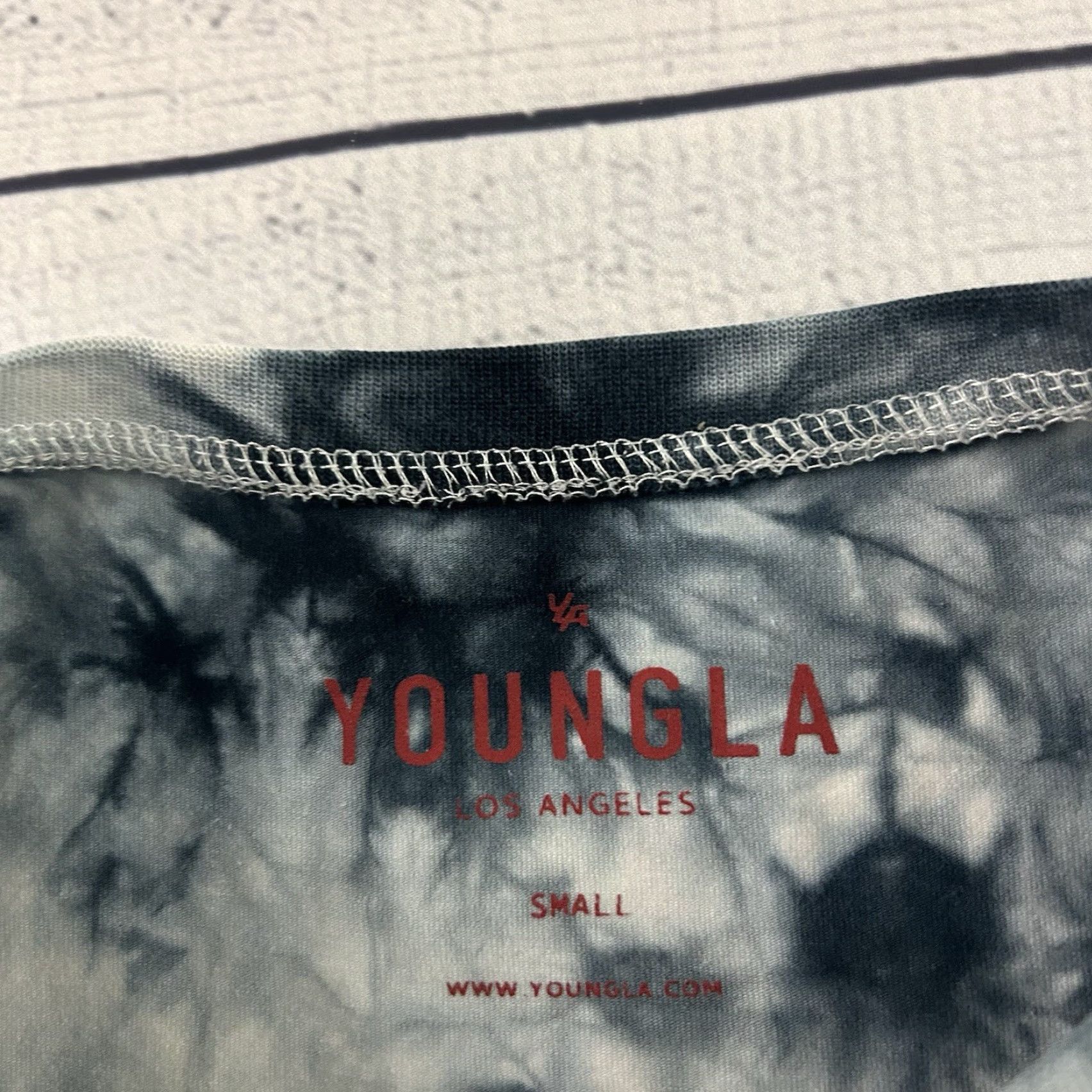 YoungLA Young LA Pigment Dyed Hummingbird Short Sleeve T Shirt Men S Blue White Multicolor 90s Colorful Mens Size US S / EU 44-46 / 1 - 2 Thumbnail