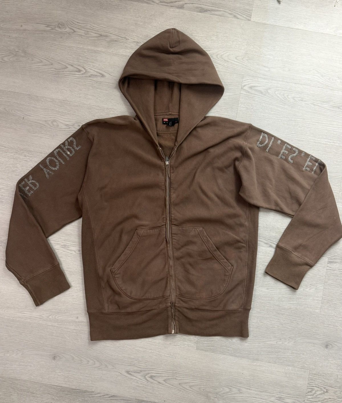 Diesel × Vintage Vintage Y2k Diesel Archive Zip Sweatshirt 00s