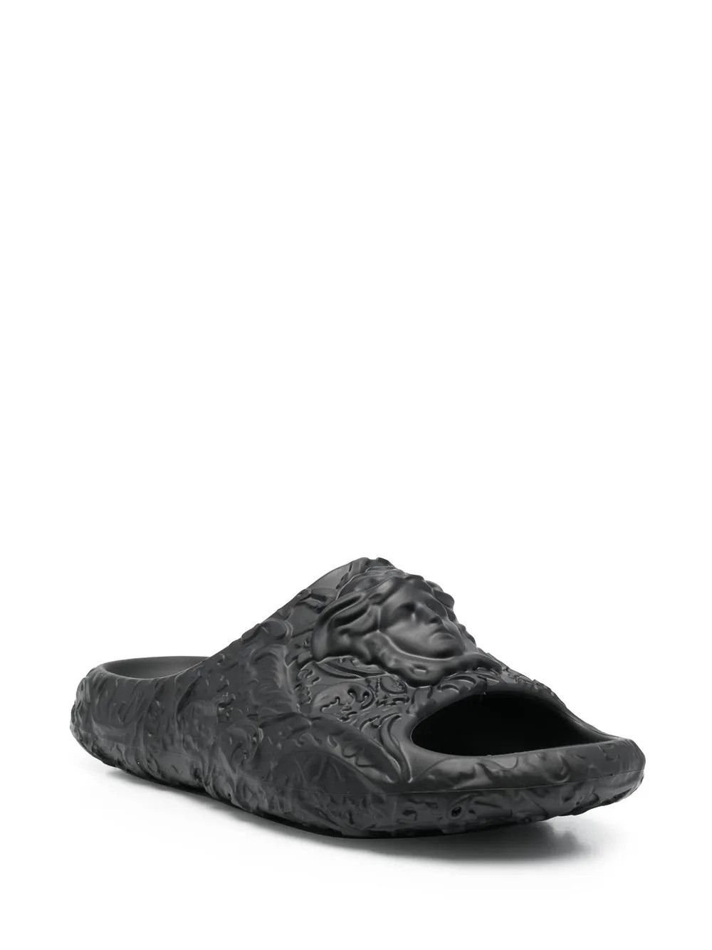 Versace o1y0226 Rubber Slippers in Black Size US 5 / IT 35 - 2 Thumbnail