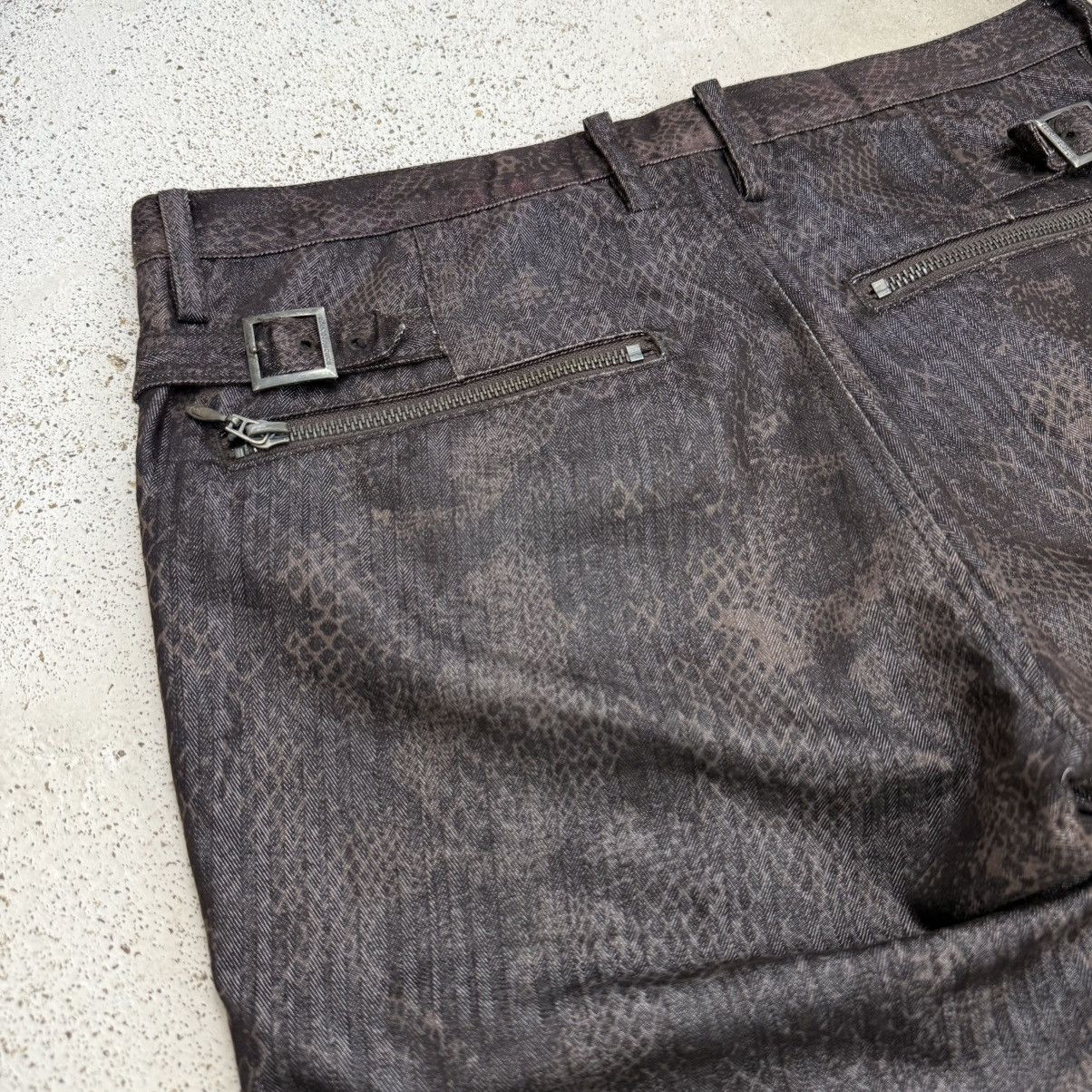semanticdesign Wide Flare Y2K Semantic Design Snakeskin Tornado Style Pants Size US 30 / EU 46 - 15 Thumbnail