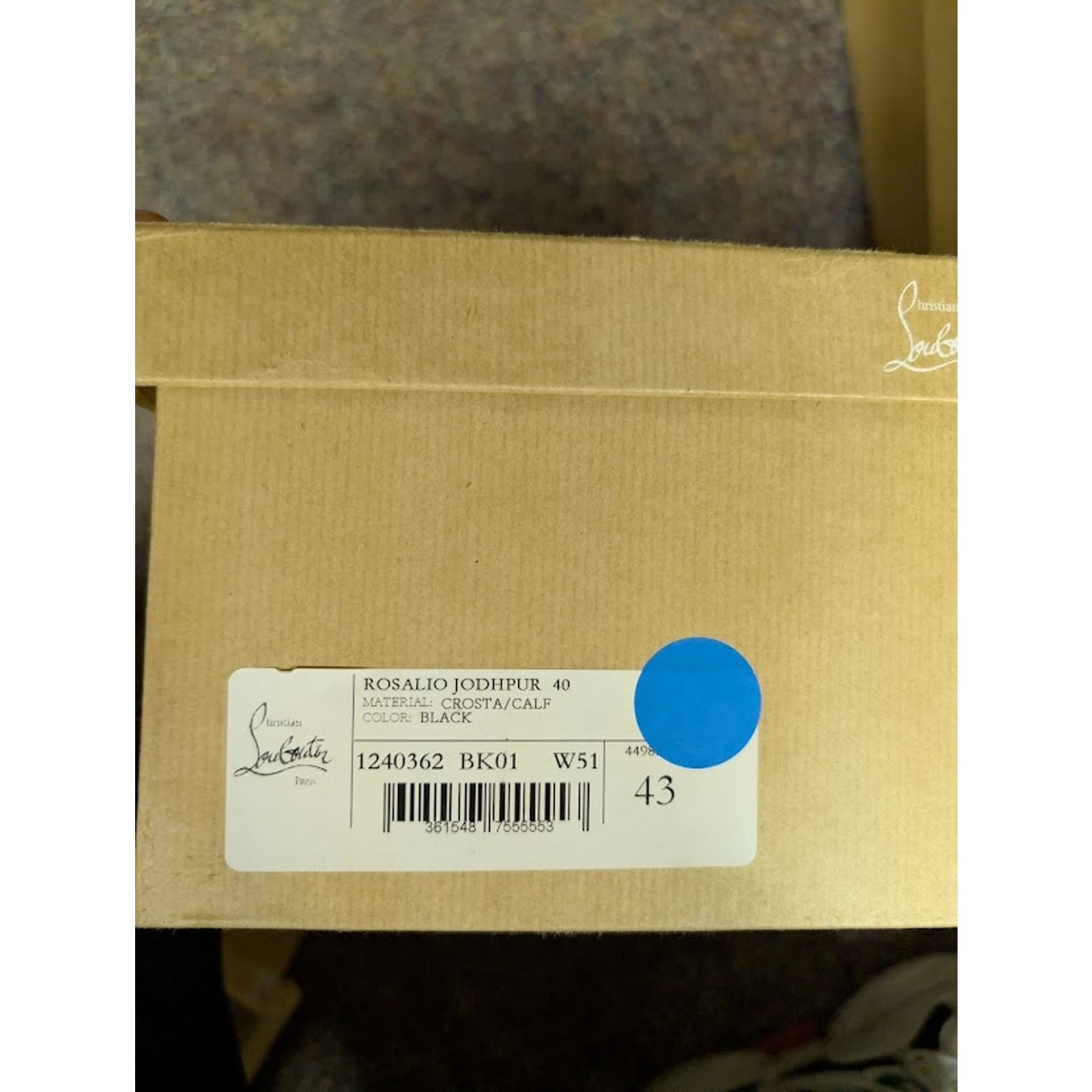 Christian Louboutin o1rshd1 Rosalio Jodhpur 40 Boots in Black 43 Size US 10 / EU 43 - 23 Thumbnail