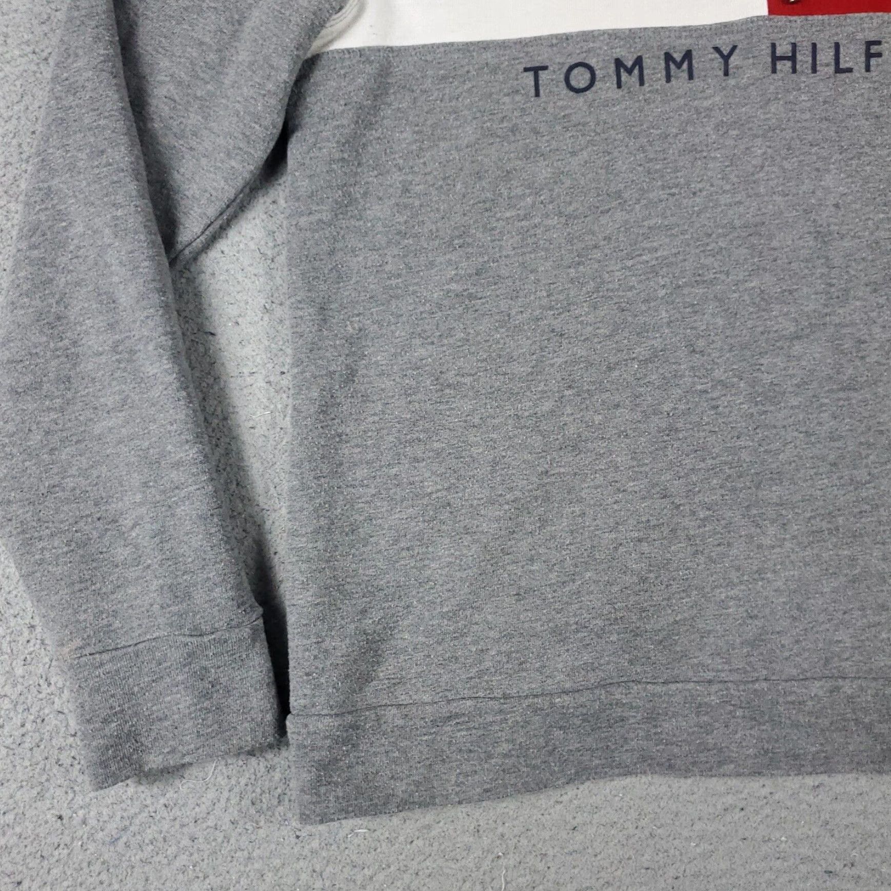 Tommy Hilfiger Tommy Hilfiger Sweatshirt Womens Medium Gray Hooded Pullover Casual Wear Size M / US 6-8 / IT 42-44 - 4 Thumbnail