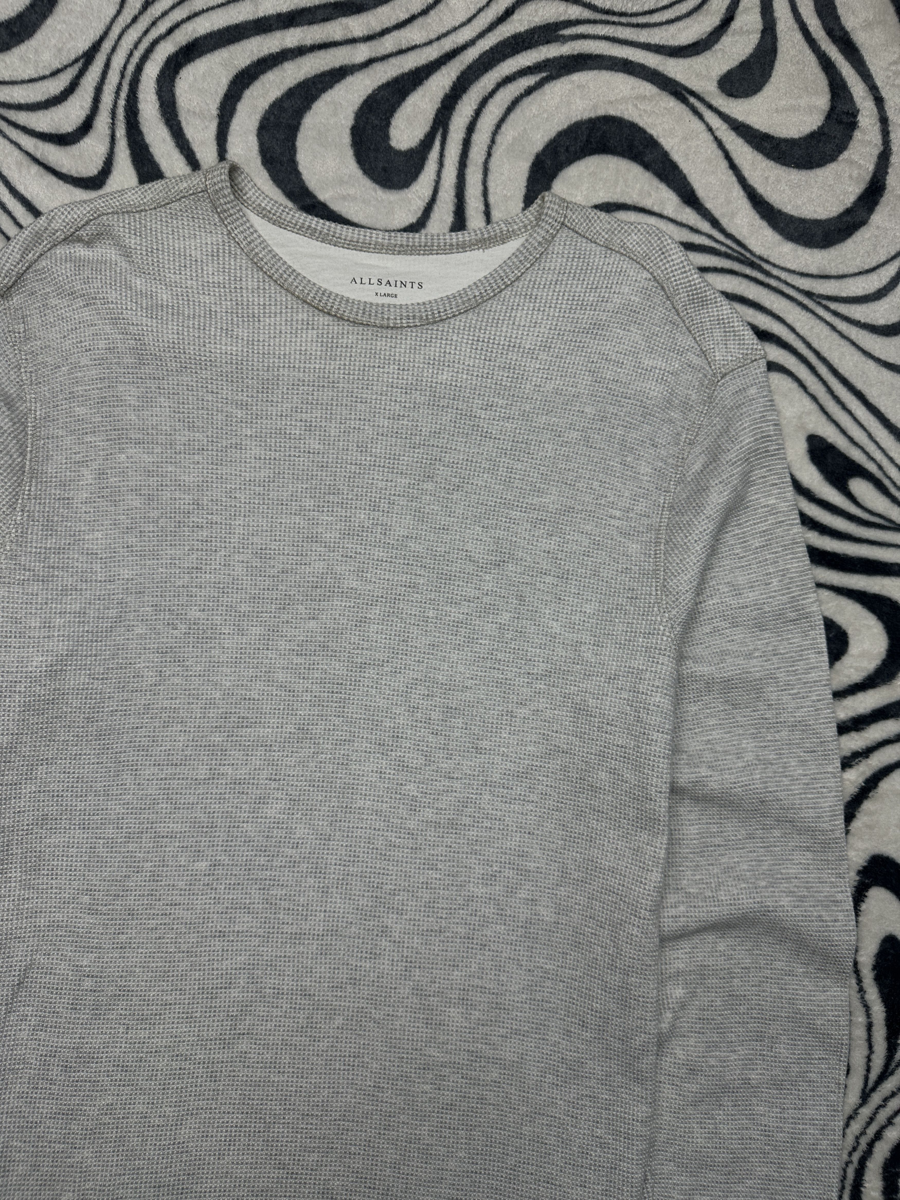 Allsaints Allsaints Mens Clan Crew Neck Sweater Size US XL / EU 56 / 4 - 2 Thumbnail