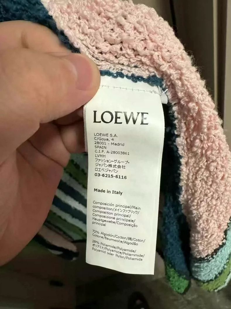 Loewe loewe Striped belted cardigan knit sweater 2506-Nextarrow Size US M / EU 48-50 / 2 - 4 Thumbnail