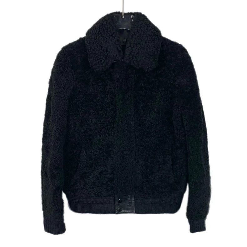 Saint Laurent Paris Saint Laurent Black Shearling Jacket Size US M / EU 48-50 / 2 - 1 Thumbnail