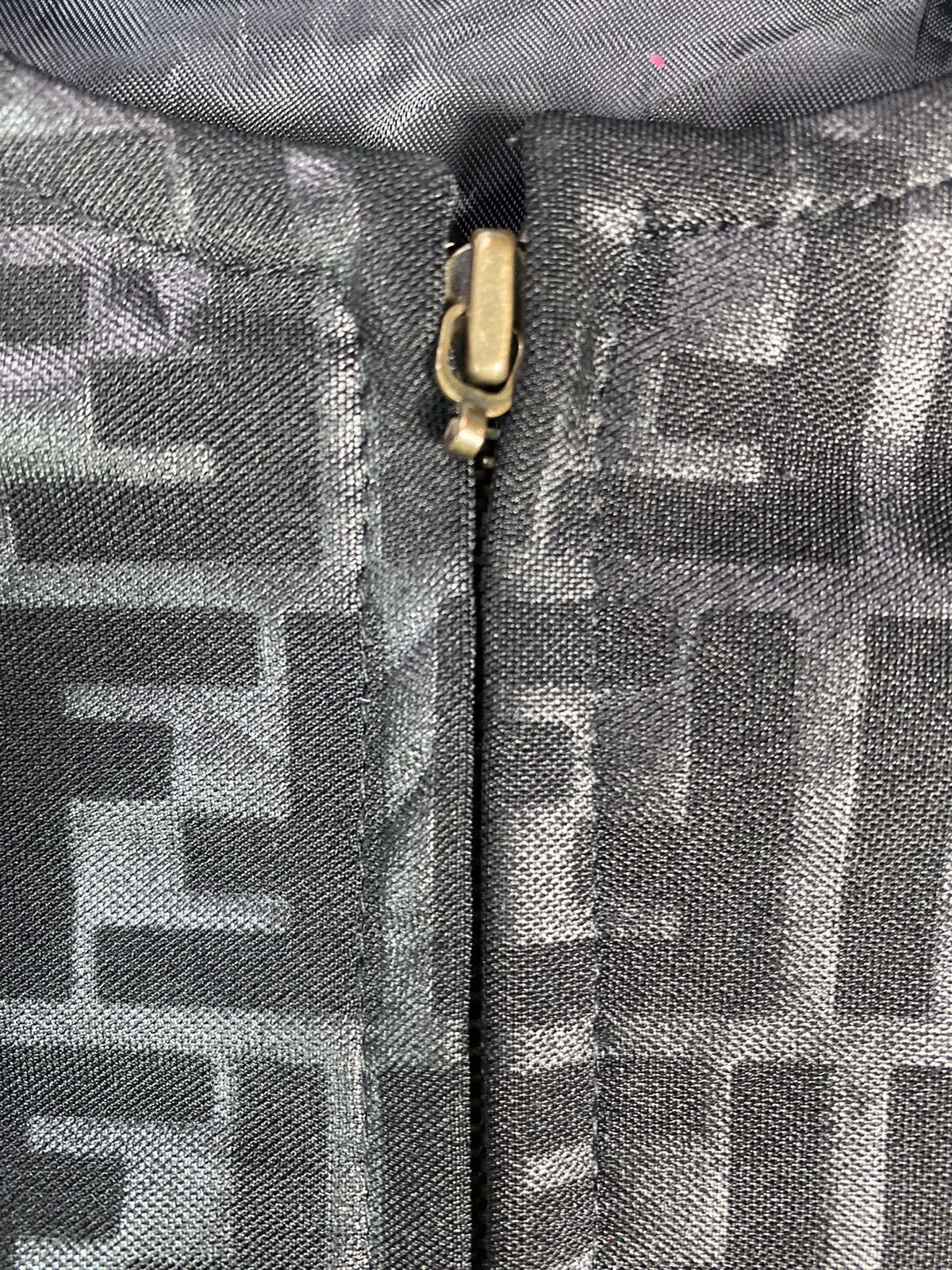 Fendi Vtg 90s FENDI Zucca full monogram logo vest jacket Size US M / EU 48-50 / 2 - 5 Thumbnail