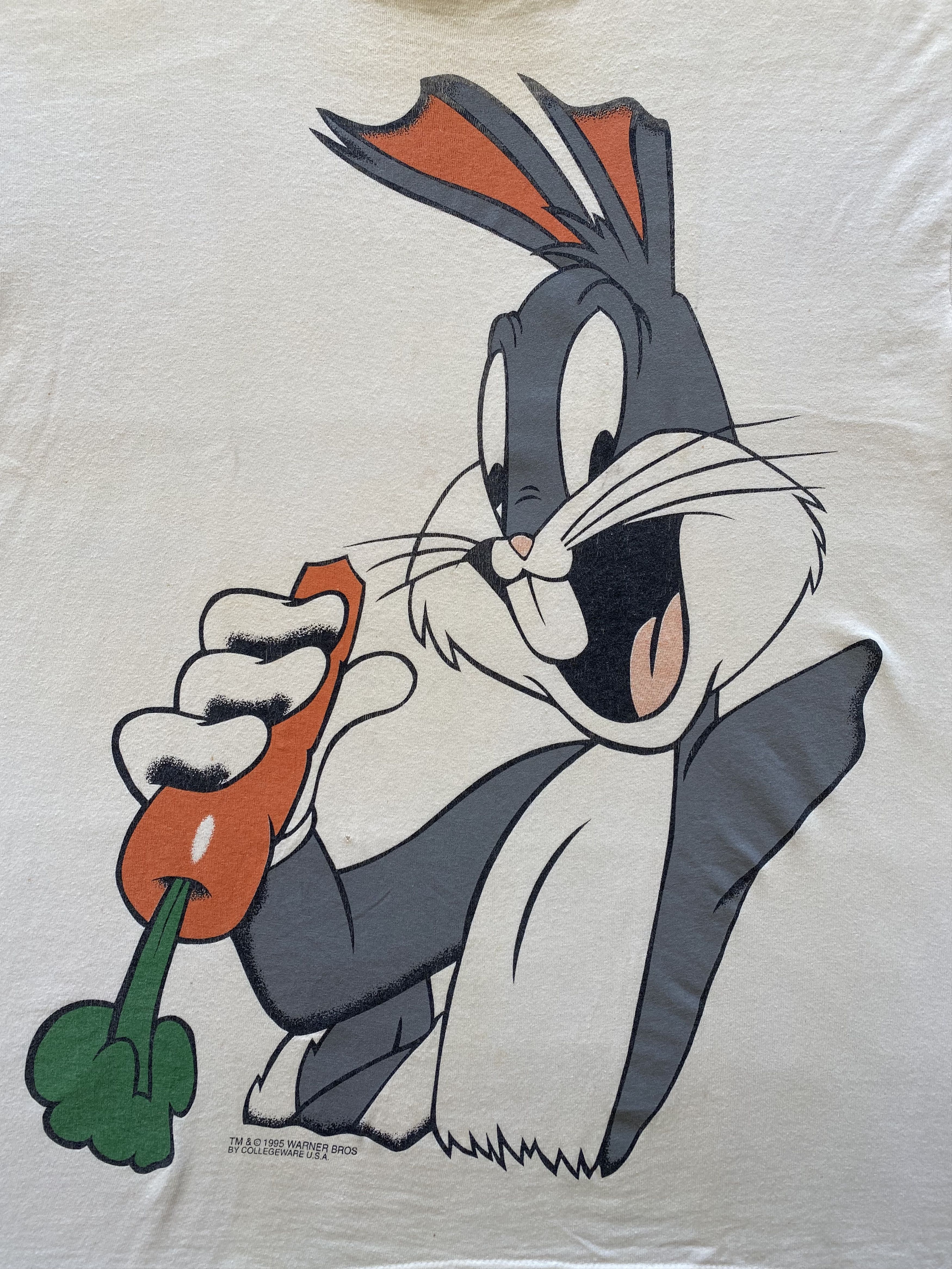 Cartoon Network Looney Tunes 1995 Vintage Bugs Bunny Warner Bros. Tee Size US XL / EU 56 / 4 - 20 Thumbnail