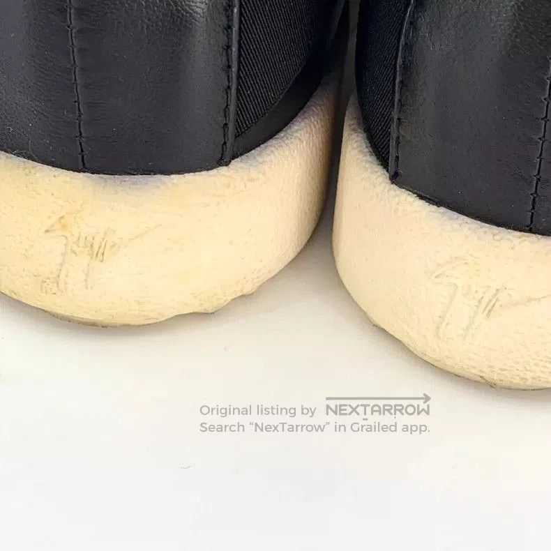 Giuseppe Zanotti Giuseppe Zanotti Black Leather Sneakers with Buckles. Size US 5.5 / EU 38 - 8 Thumbnail