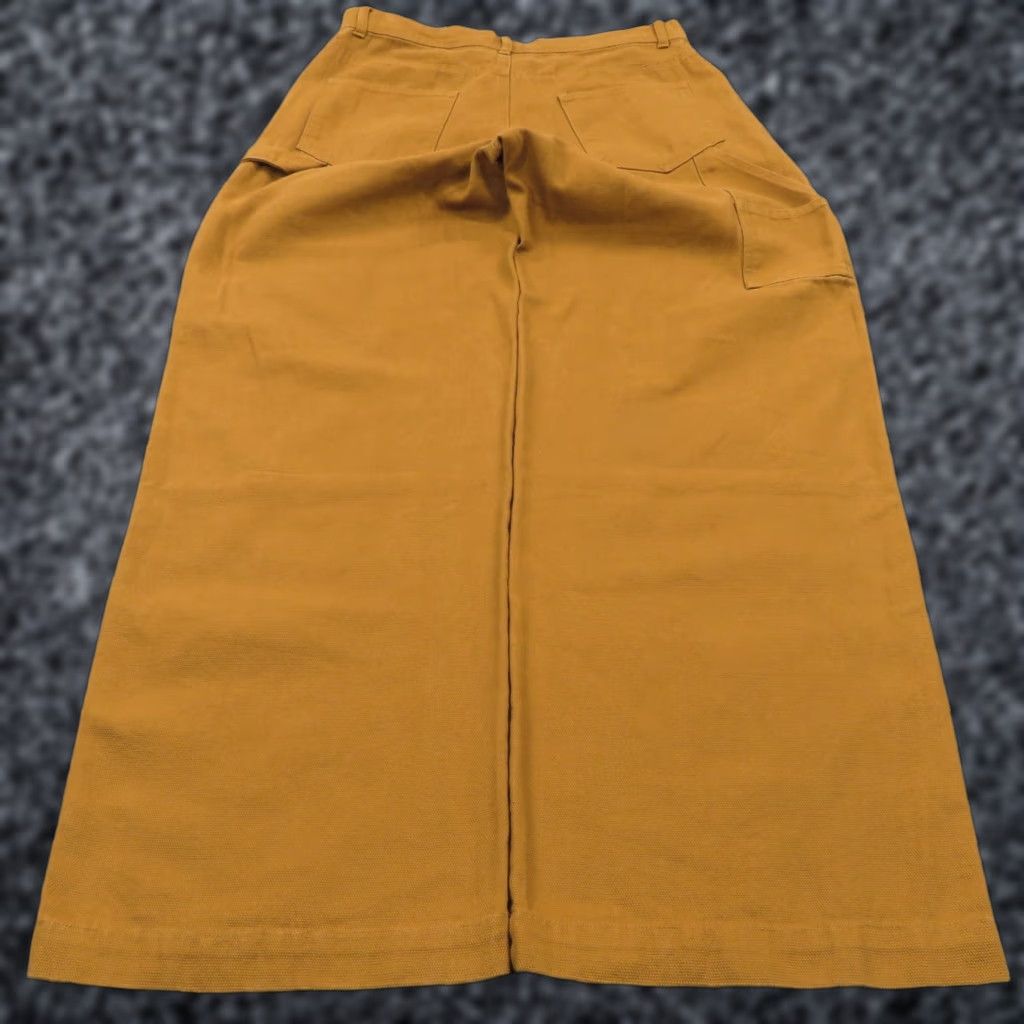 Vintage VINTAGE No Boundaries Baggy Pants Men 32 Carpenter 10 Leg Opening Wide-Leg Canvas Brown 90s Grunge Casual Workwear Mens Size US 32 / EU 48 - 1 Thumbnail