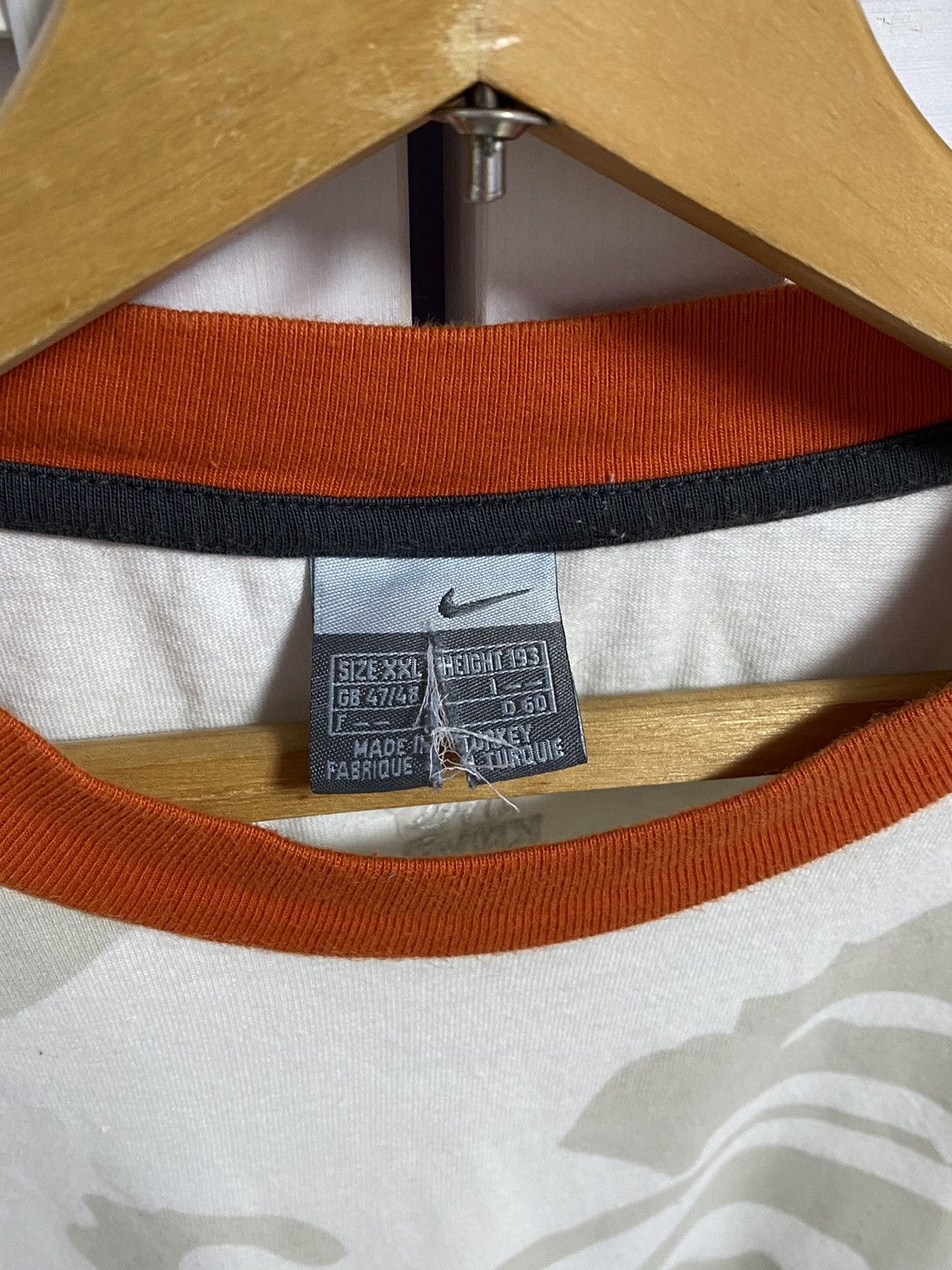 Nike × Vintage Vintage Sleeveless T Shirt Tee Nike Tank Top Camouflage KNVB Size US XL / EU 56 / 4 - 7 Thumbnail