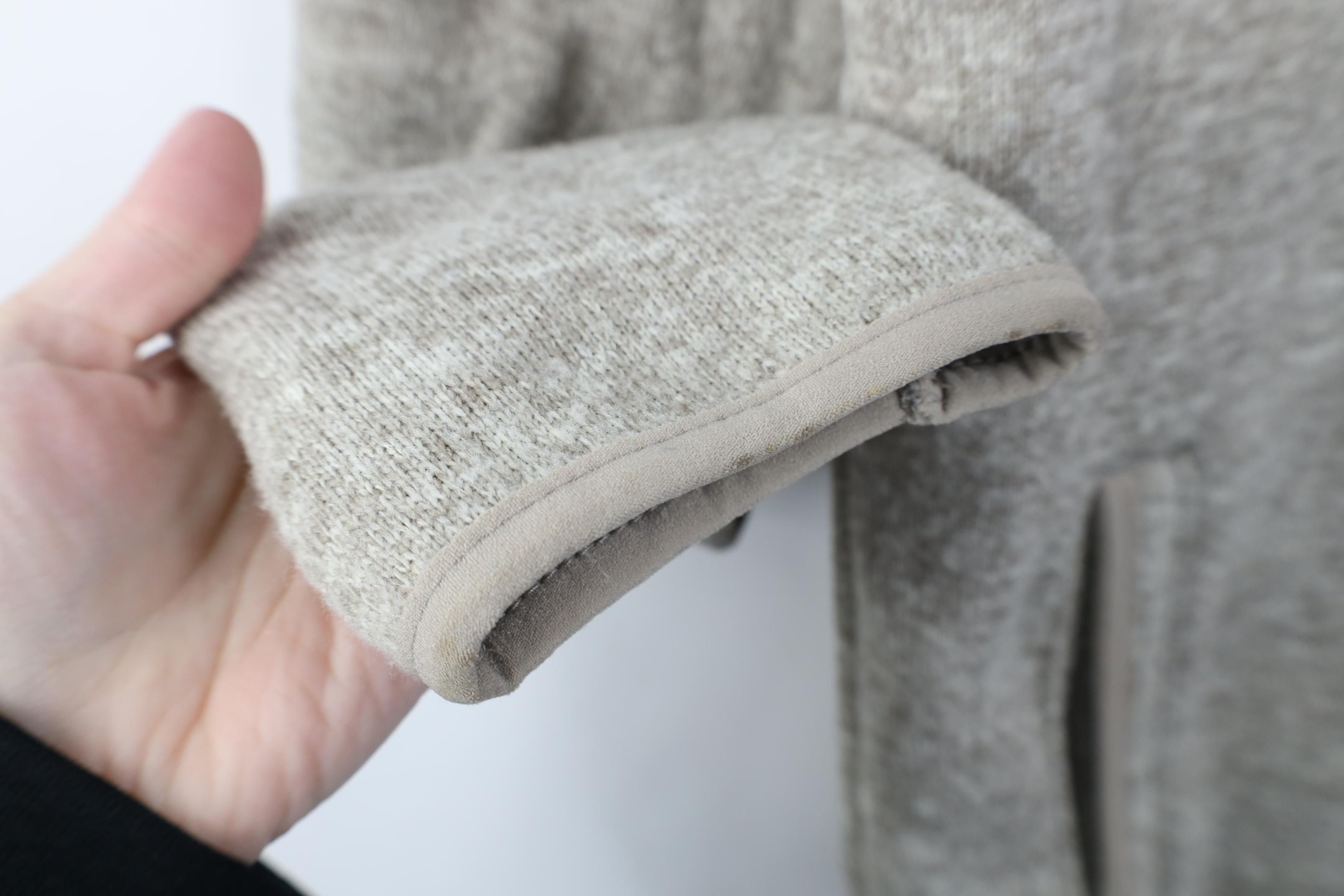Eddie Bauer Deadstock Y2K Eddie Bauer Fleece Knit 1/4 Zip Sweater Beige Size US L / EU 52-54 / 3 - 10 Thumbnail