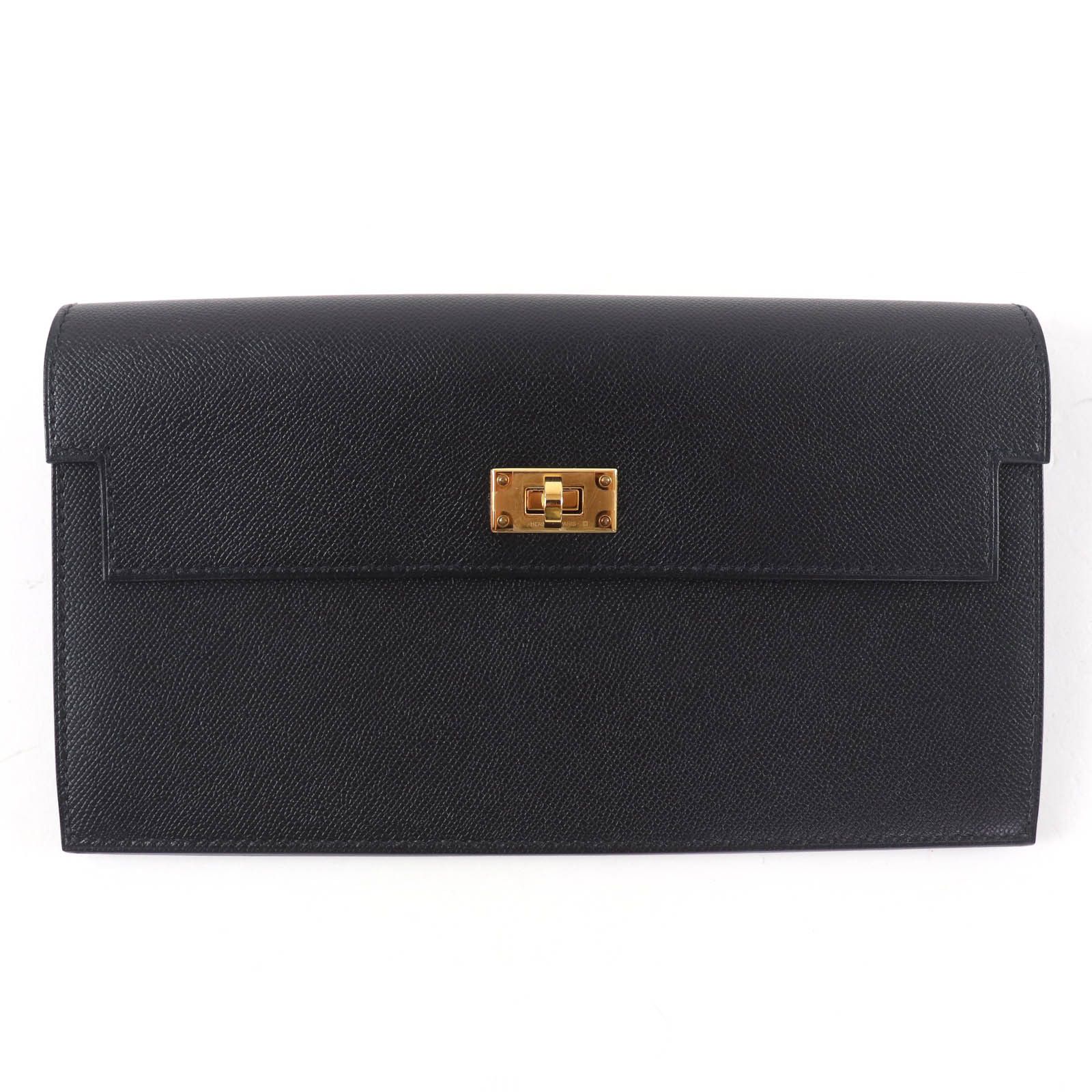 Hermes Hermes Hermes Kelly Pocket Long Epsom Wallet Leather Long Wallet Stamp W (2024) DUTY FREE for USA Size ONE SIZE - 1 Thumbnail