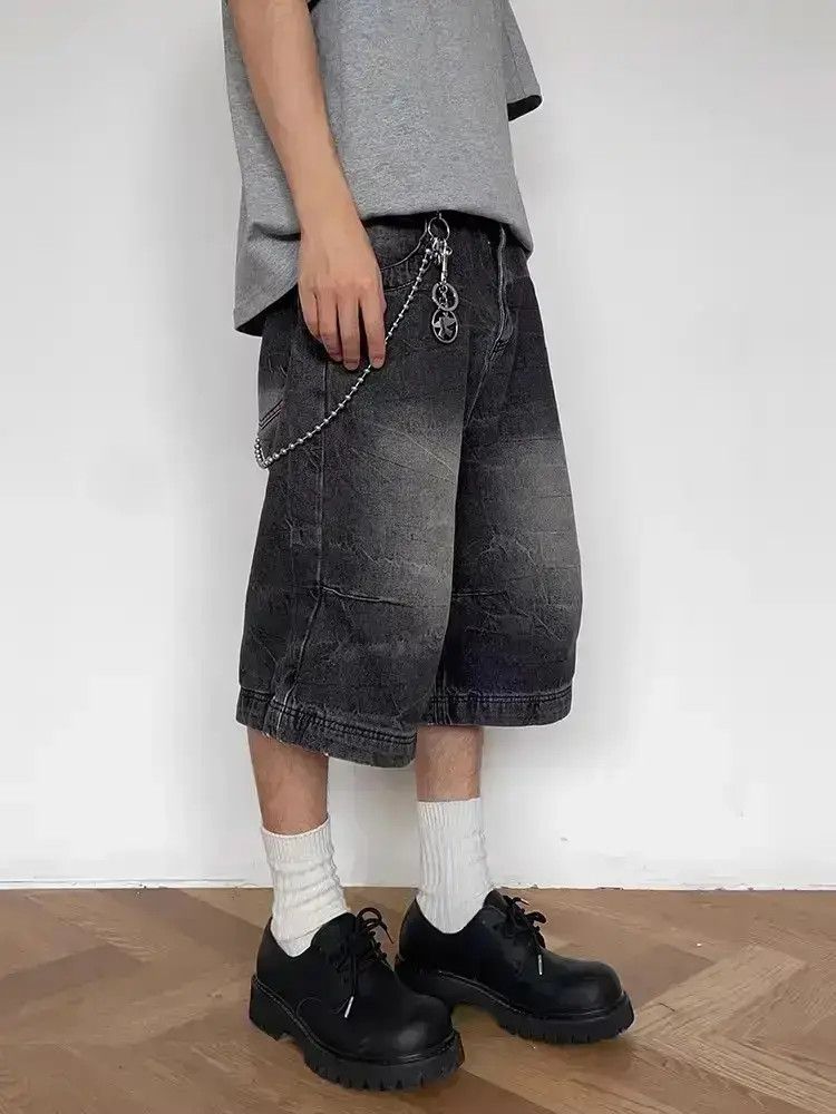 Japanese Brand Loose silhouette straight leg versatile jeans Size US 32 / EU 48 - 3 Thumbnail