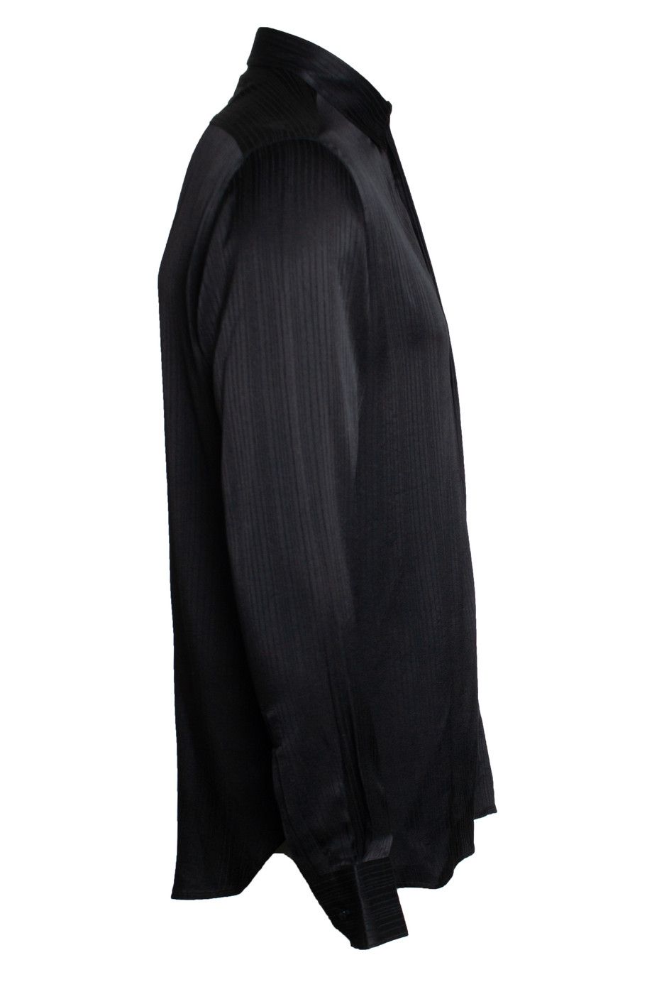 Saint Laurent Paris Saint Laurent, Black striped silk shirt Size US S / EU 44-46 / 1 - 4 Thumbnail