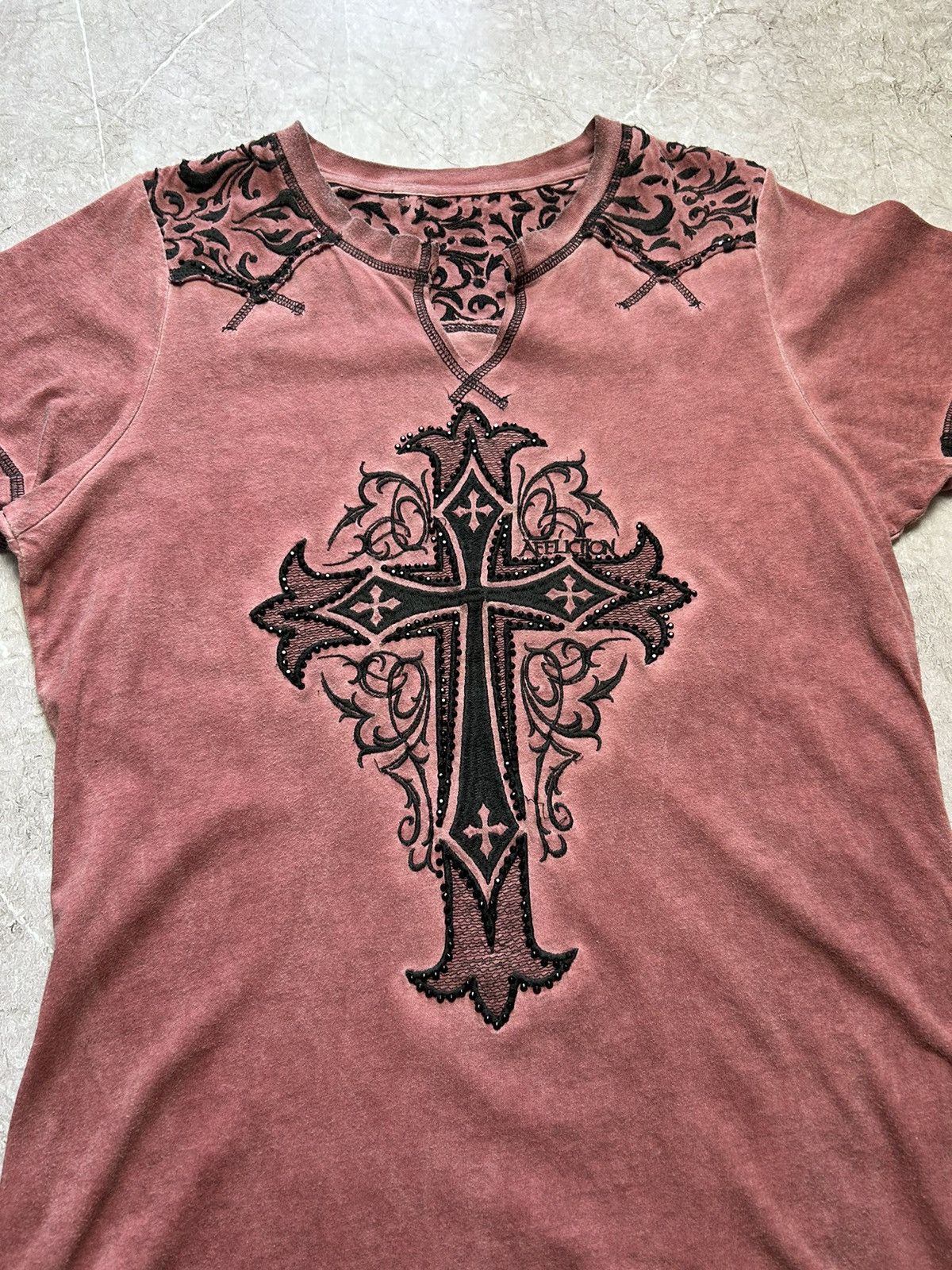 Affliction × Vintage Crazy Y2K Affliction Graphic Tee Size US L / EU 52-54 / 3 - 2 Thumbnail