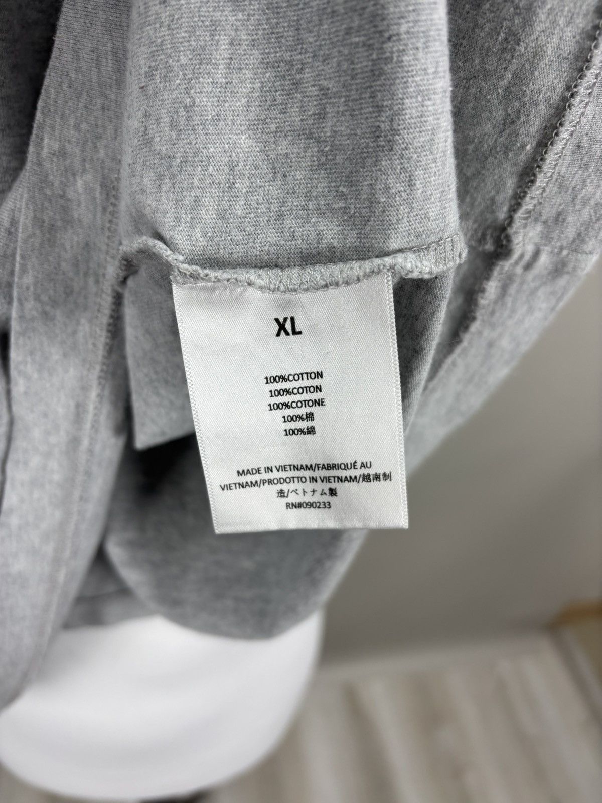 Essentials × Fear of God Mens t shirt Essentials Fear of God Size XL/XXL Color Gray Size US XL / EU 56 / 4 - 13 Thumbnail