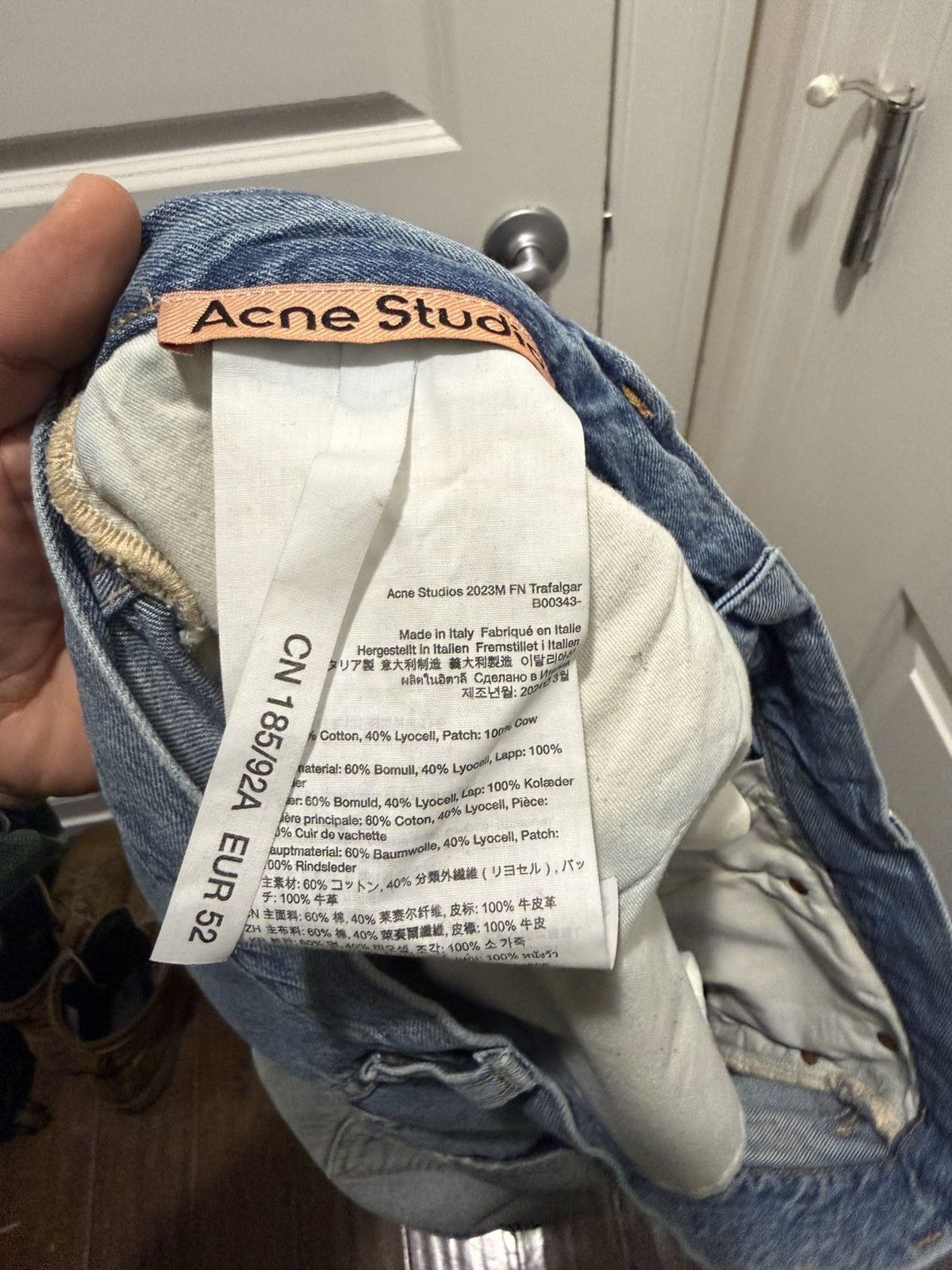 Acne Studios Acne Studios 2023 Super Baggy denim Size US 36 / EU 52 - 5 Thumbnail