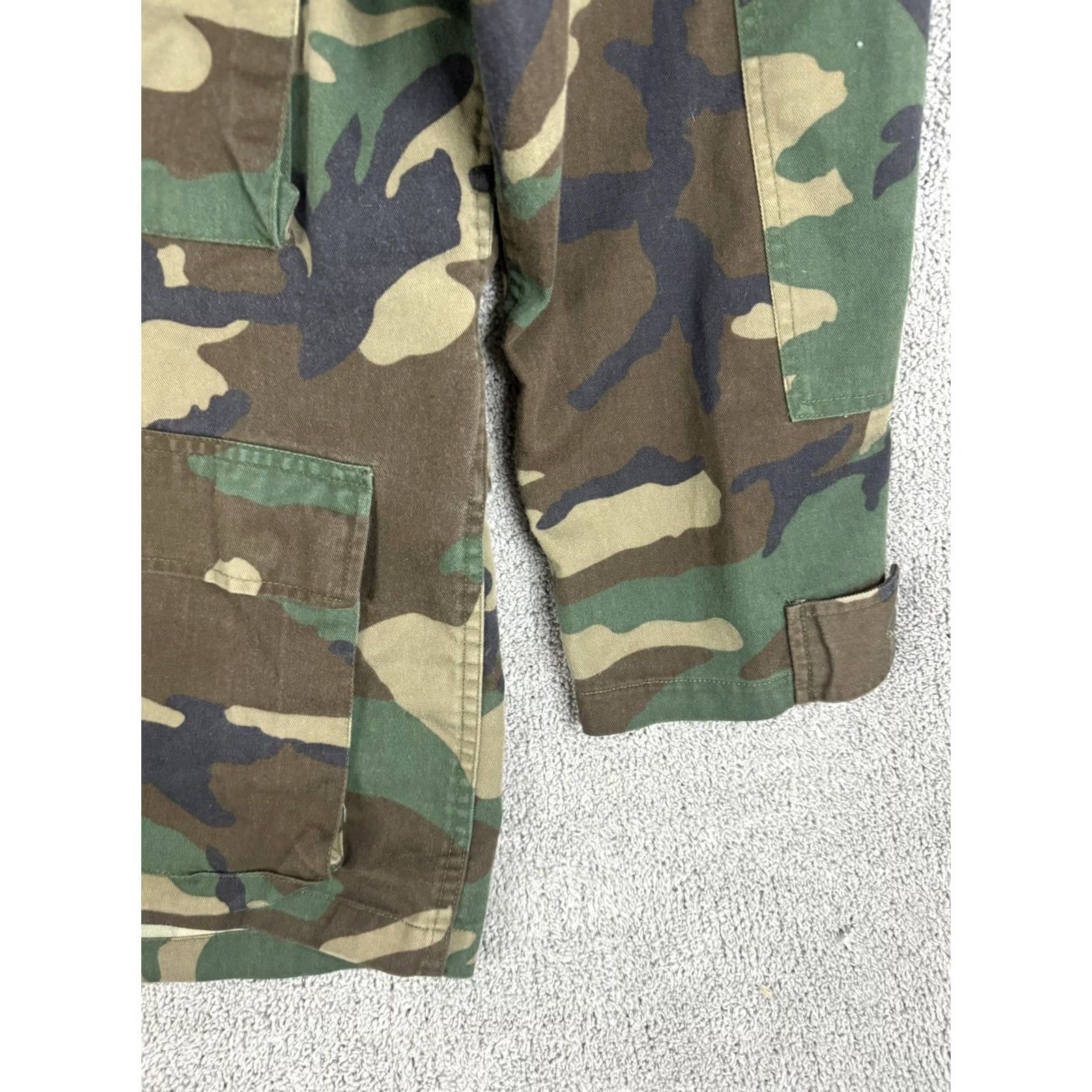 Vintage VINTAGE Military BDU Jacket Mens M Woodland Camo Combat Field Coat Uniform Shirt? Size US M / EU 48-50 / 2 - 3 Thumbnail