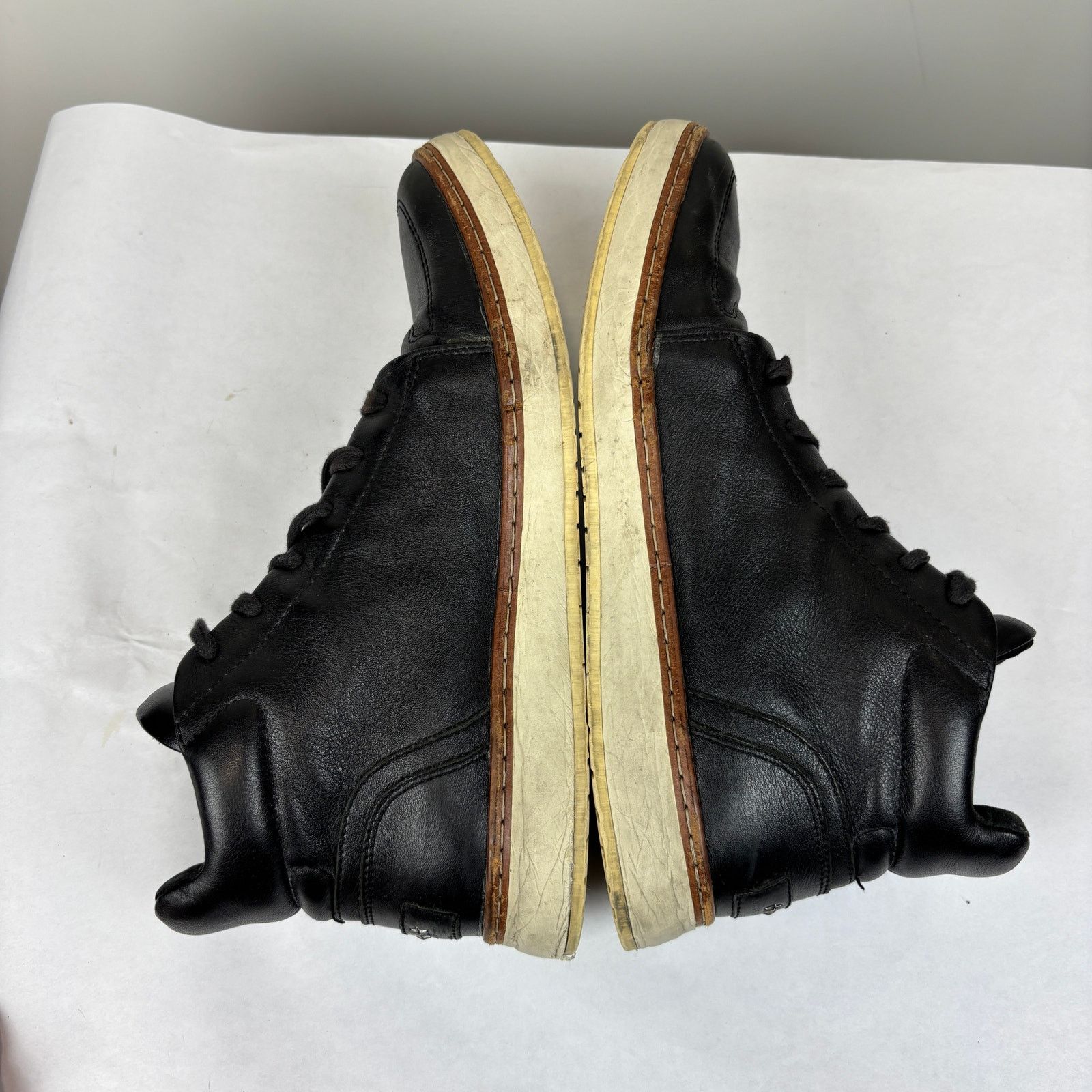 John Varvatos John Varvatos Star USA Leather High Top Sneakers Men's 10M Size US 10 / EU 43 - 6 Thumbnail