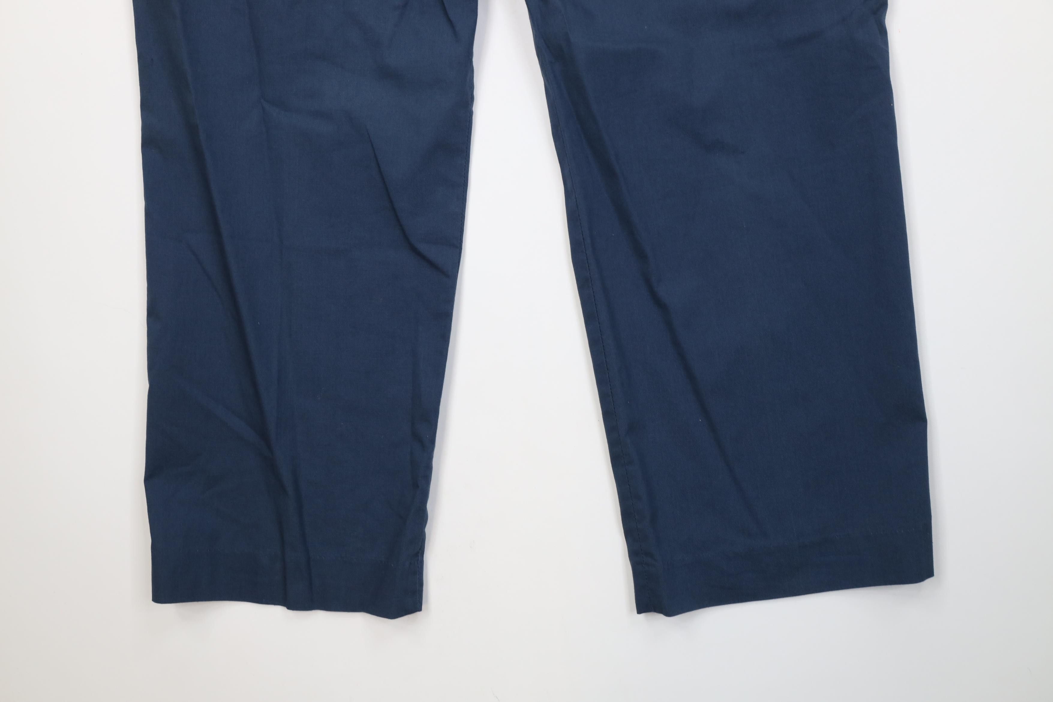 Vintage Vintage 90s Streetwear Wide Leg Chino Pants Trousers Blue Size US 40 / EU 56 - 13 Thumbnail