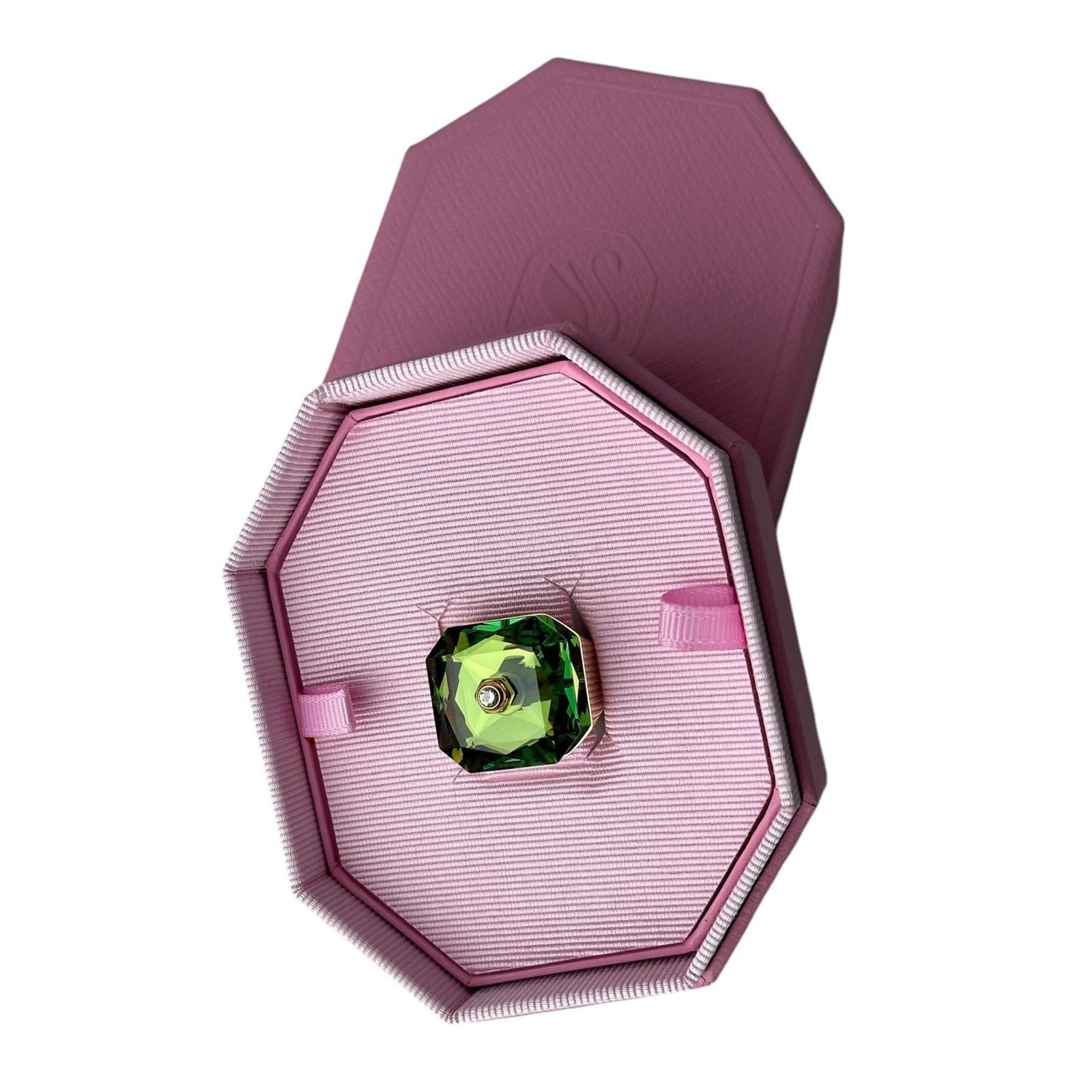 Swarovski Swarovski Numina cocktail ring Octagon cut Green Size 11 /64 Size ONE SIZE - 3 Thumbnail