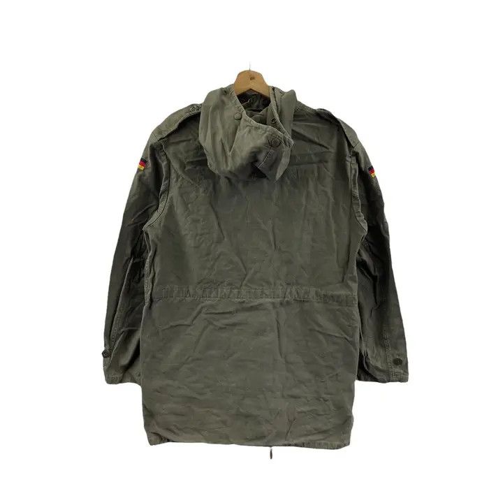Vintage Vtg 1982 FEUCHTER RINGELAI GERMAN Army Trench Coat Size US L / EU 52-54 / 3 - 3 Thumbnail
