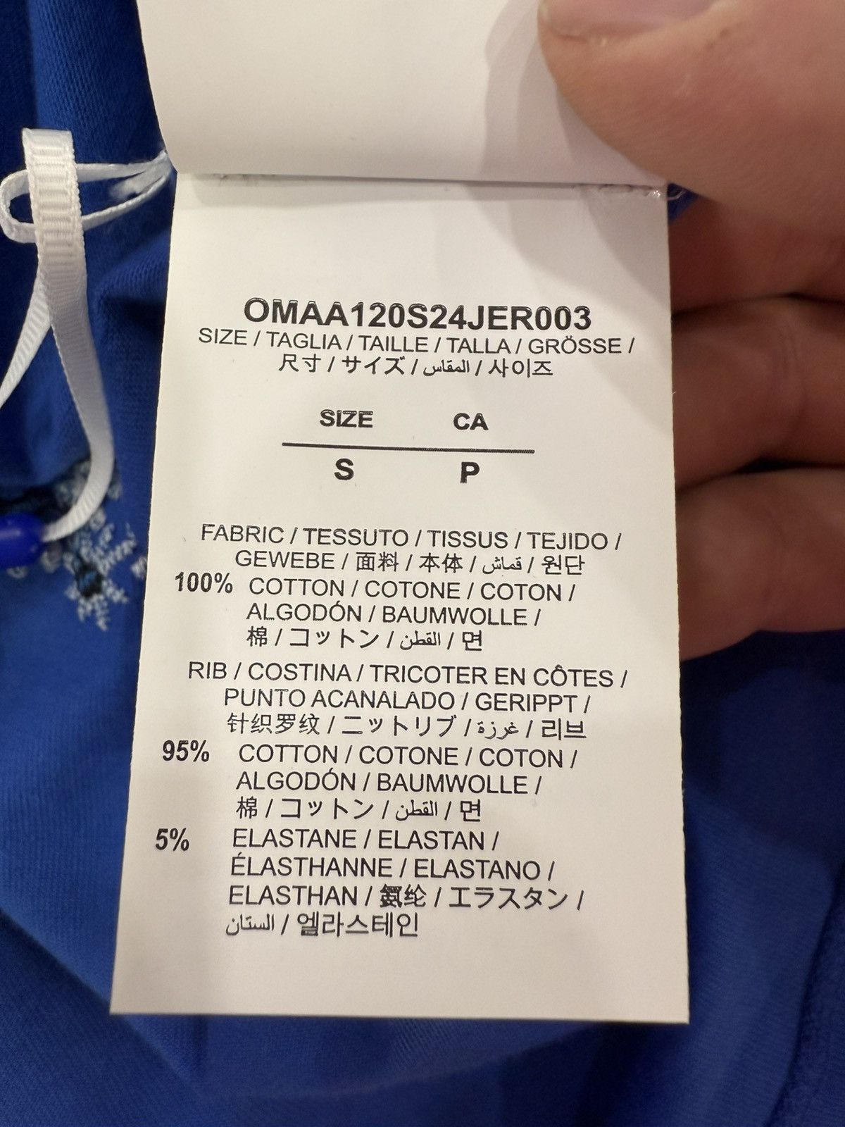 Off-White Off-White Blue Paisley Shirt Size US S / EU 44-46 / 1 - 9 Thumbnail
