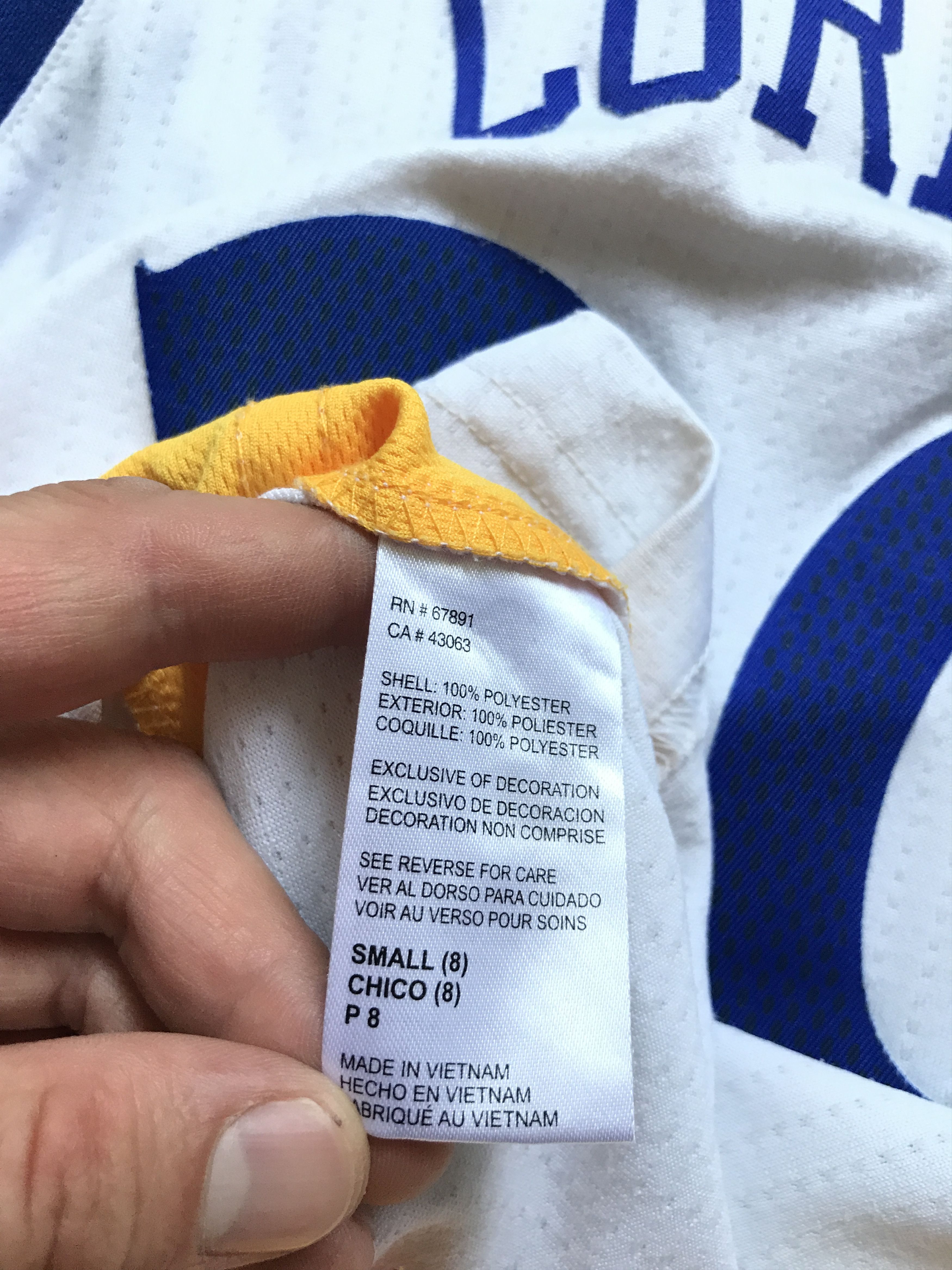 Adidas × NBA × Vintage NBA Golden State Warriors Stephen Curry #30 Kids Jersey Size US XXS / EU 40 - 8 Thumbnail