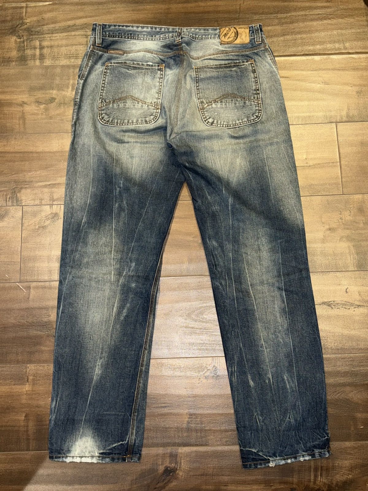 True Religion Marlboro Classics Faded Denim Jeans Size US 38 / EU 54 - 2 Thumbnail
