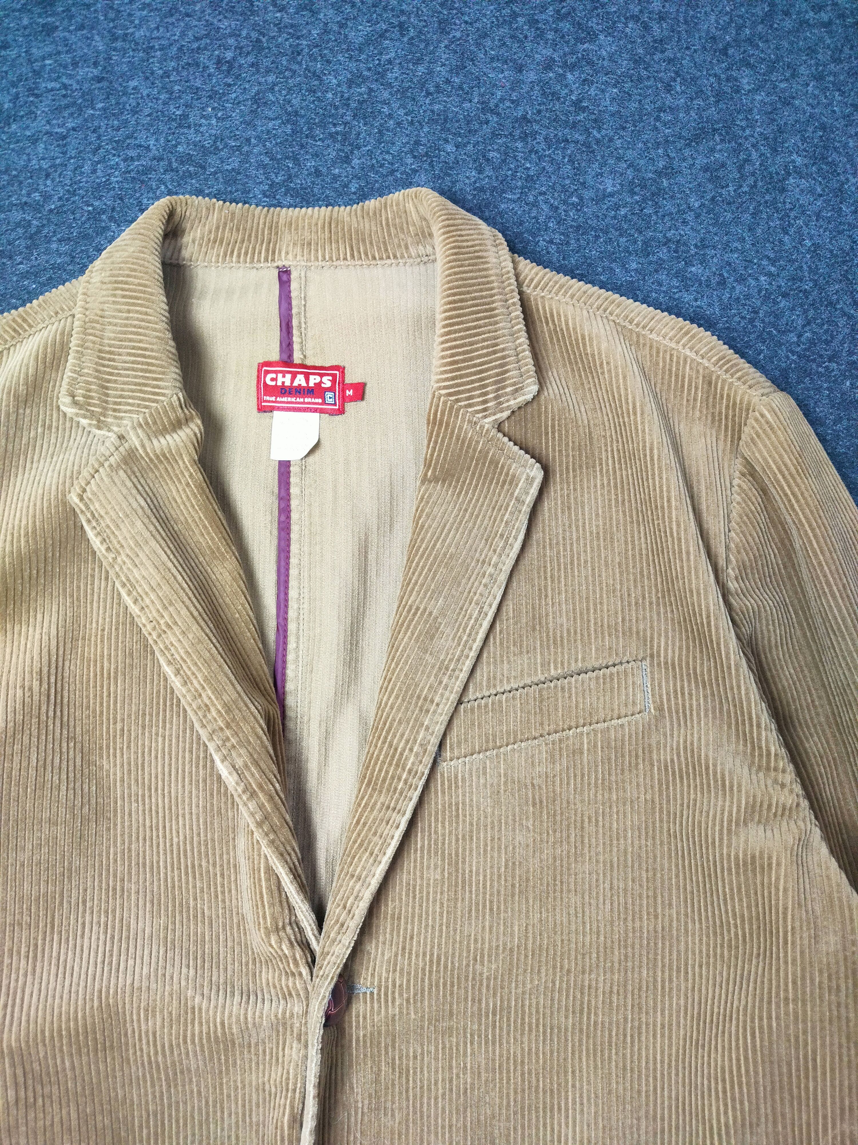 Chaps Vintage 90's Chaps Denim Corduroy Blazer Size US M / EU 48-50 / 2 - 3 Thumbnail