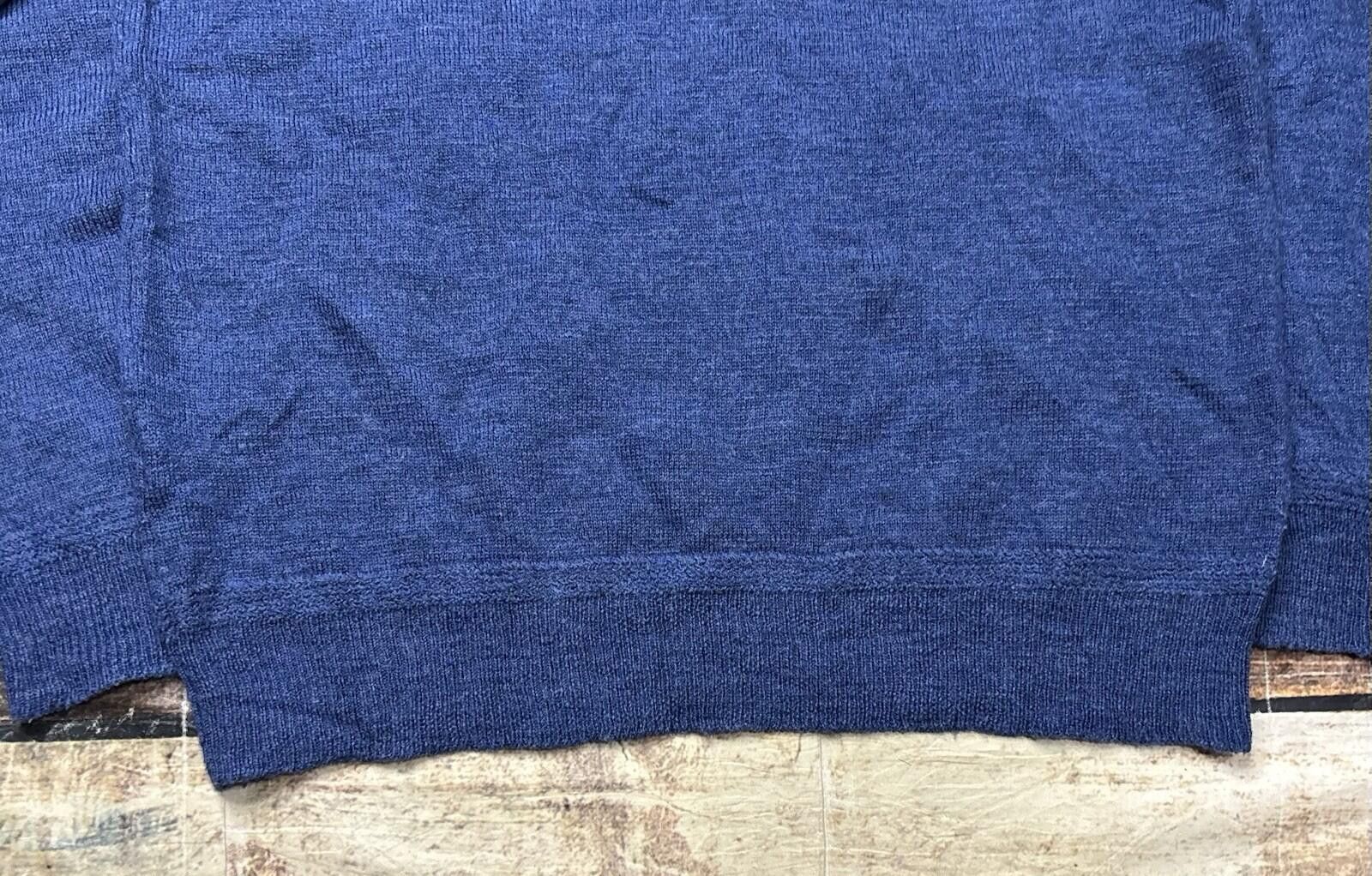 J.Crew J Crew Sweater Mens Large Merino Wool Suede Leather Patches Size US L / EU 52-54 / 3 - 7 Thumbnail