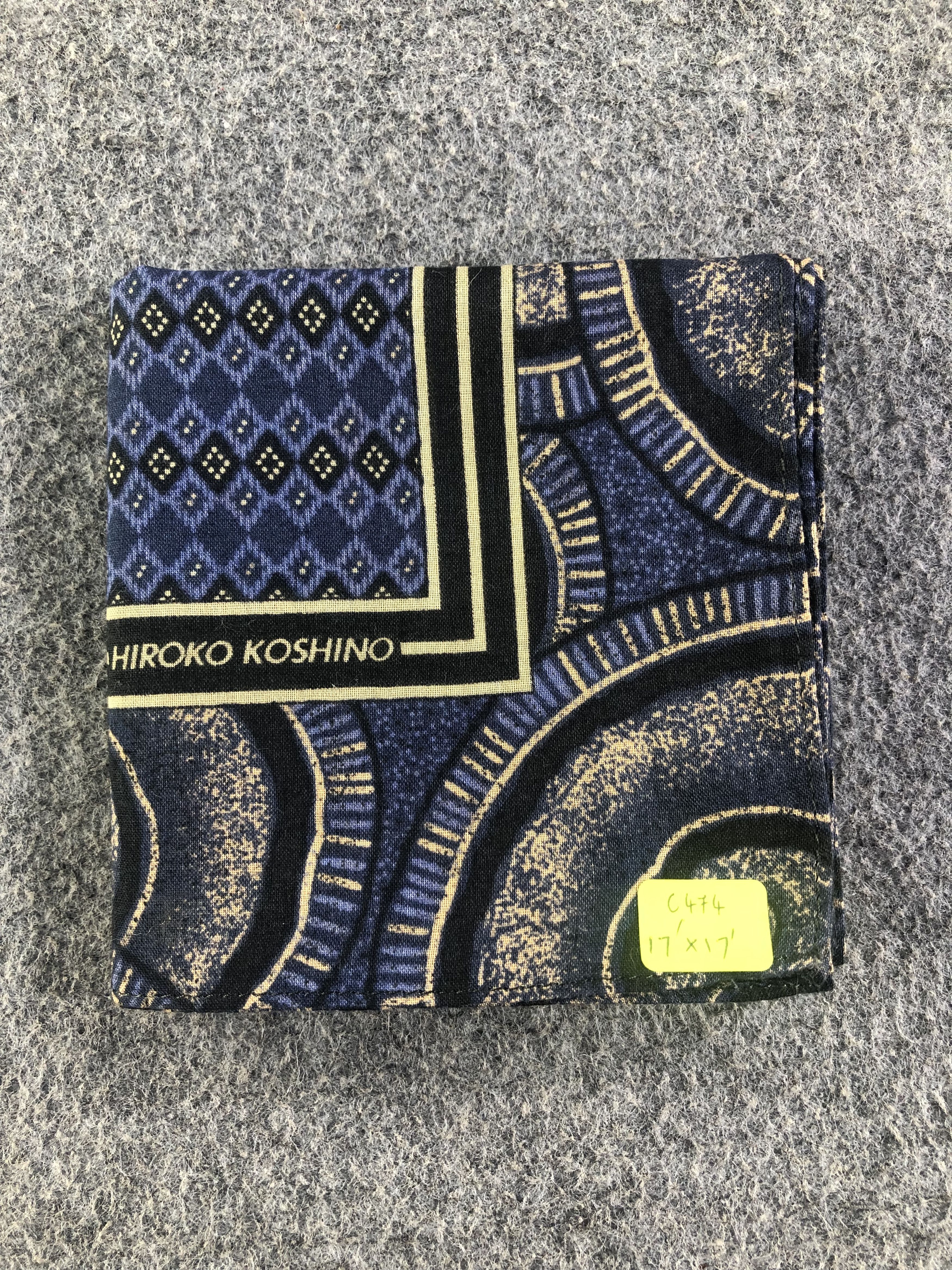 Hiroko Koshino Homme Hiroko Koshino Handkerchief / Bandana . Neckerchief C474 Size ONE SIZE - 6 Thumbnail
