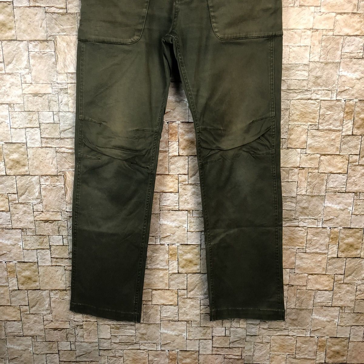 Japanese Brand Rage Blue Green Cargo Multipocket Pants #A1020 Size US 29 - 6 Thumbnail